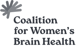 Coalition for Women's Brain Health logo with text