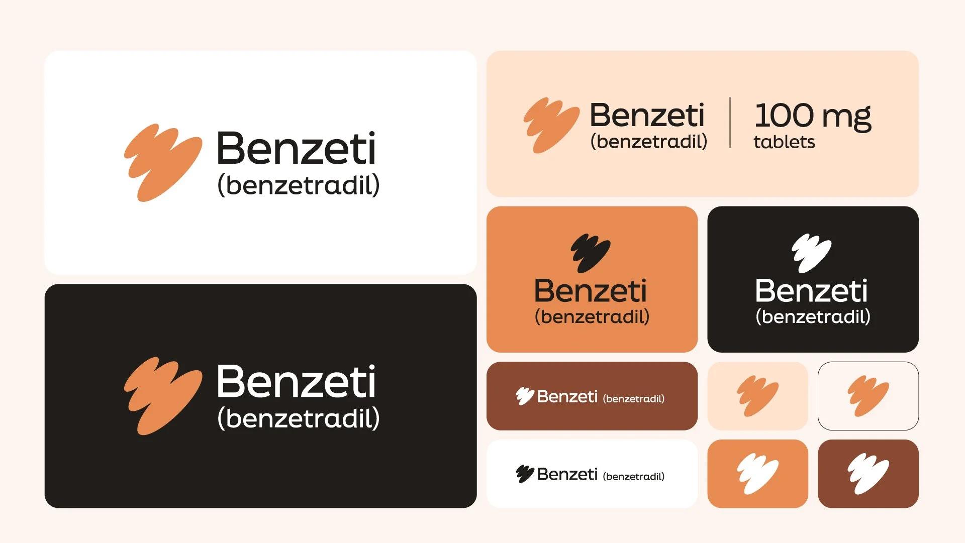 Benzeti logo design for a cholesterol treatment brand