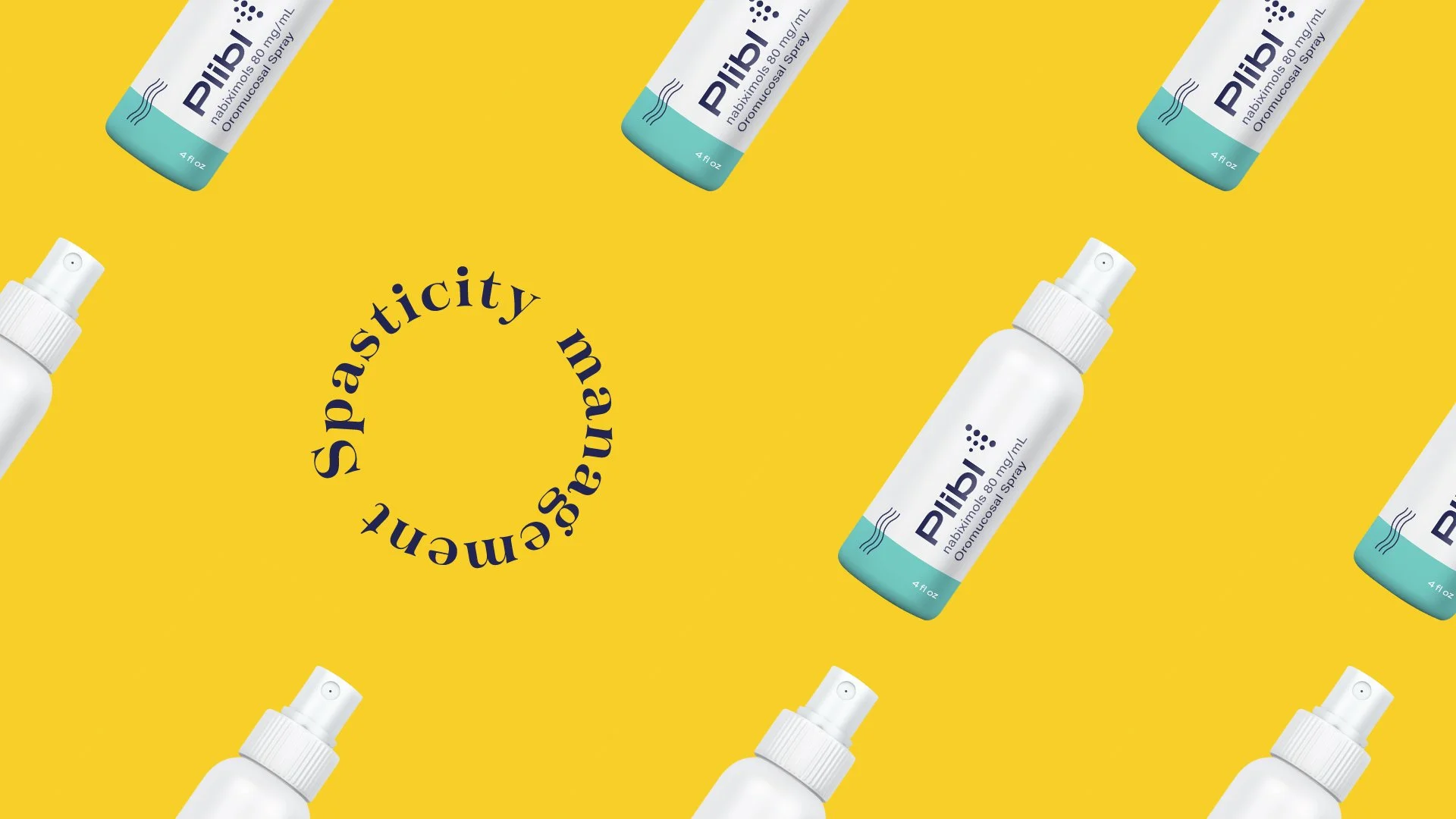 Plibl product branding for Greenwich Pharmaceuticals' spasticity oral spray