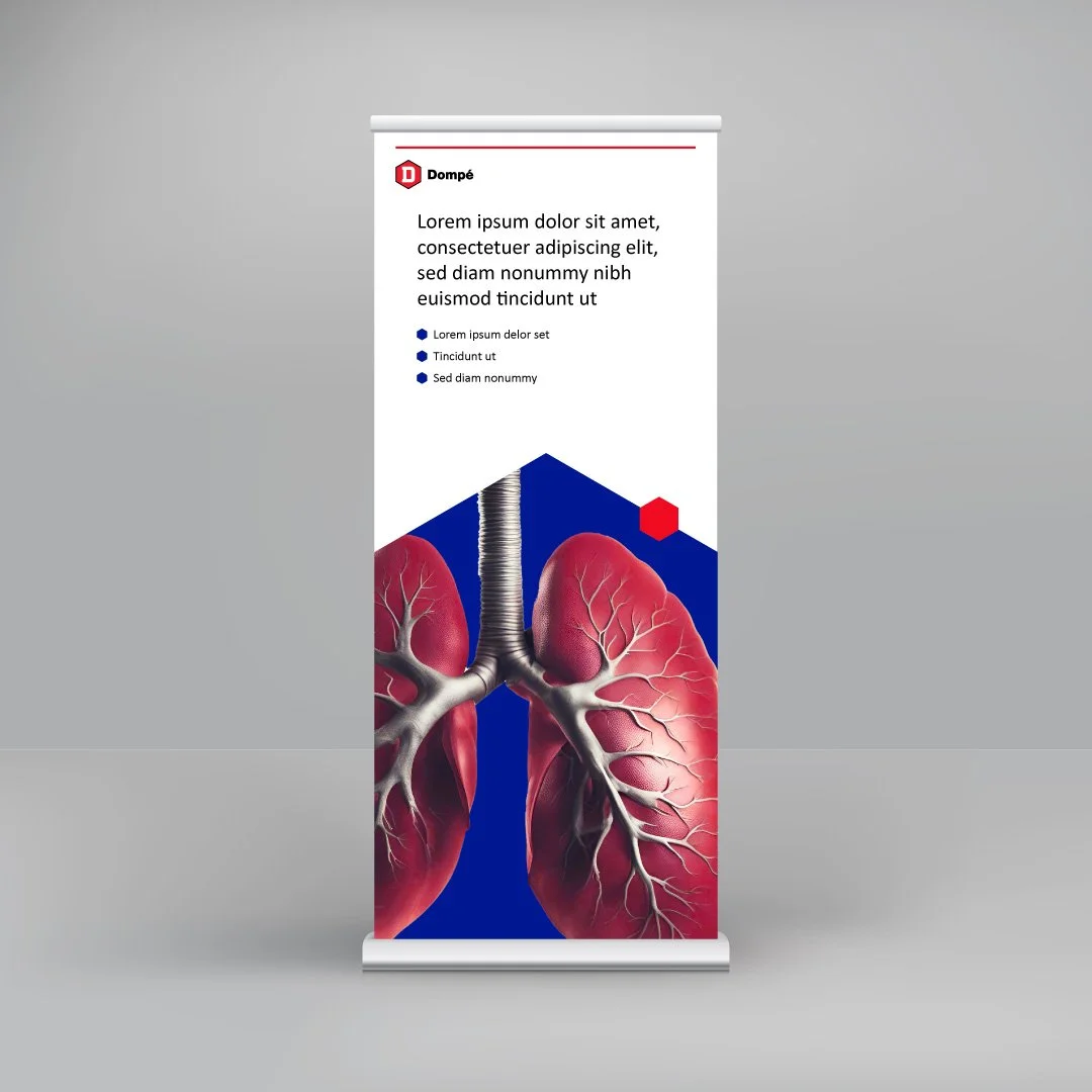 Dompé conference banner mockup