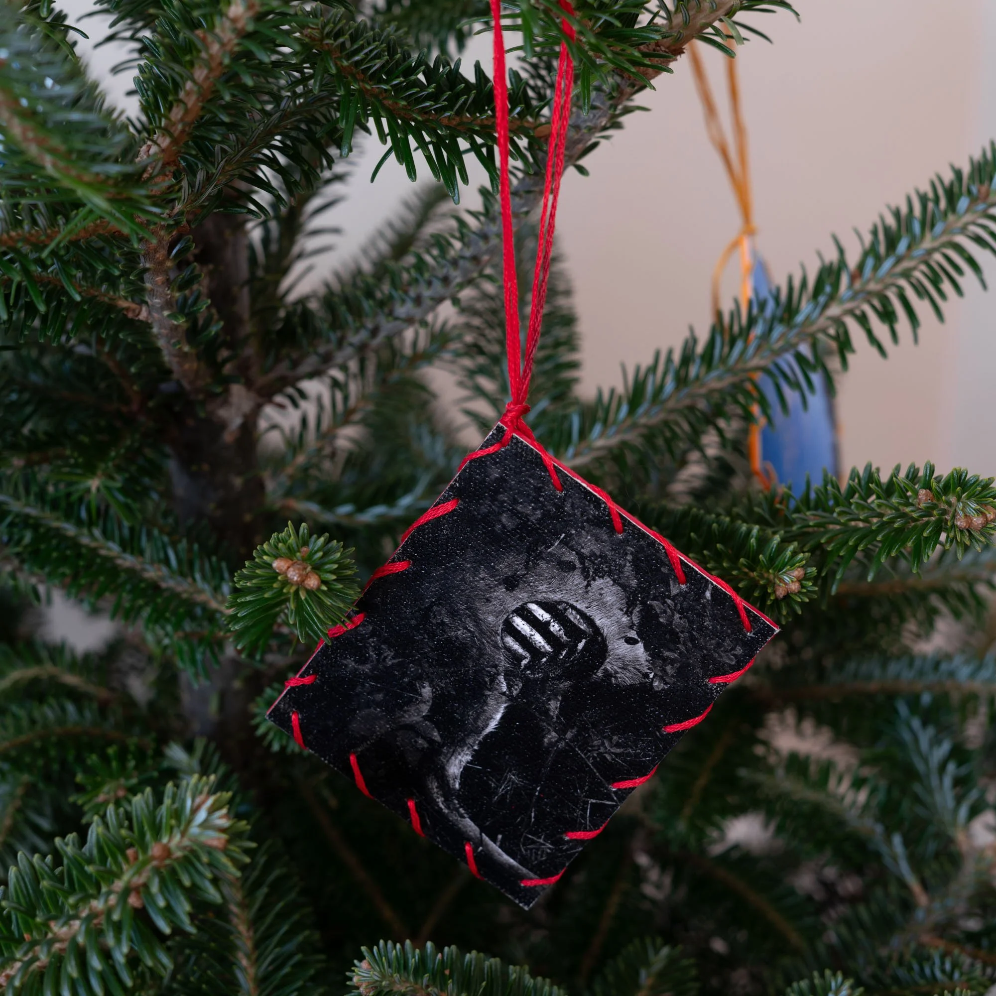 Resting in the Wild Rose Ornament