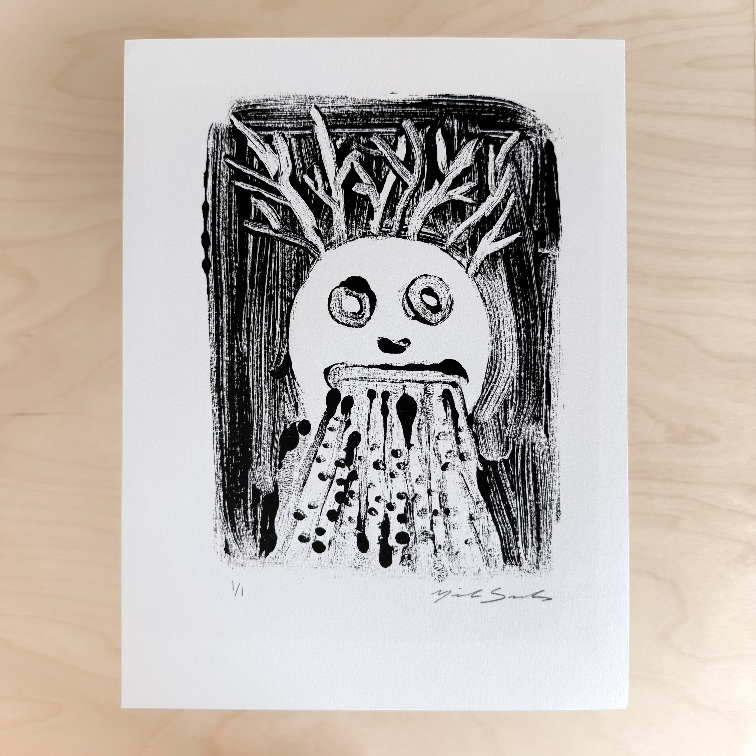 Birches in My Head Print