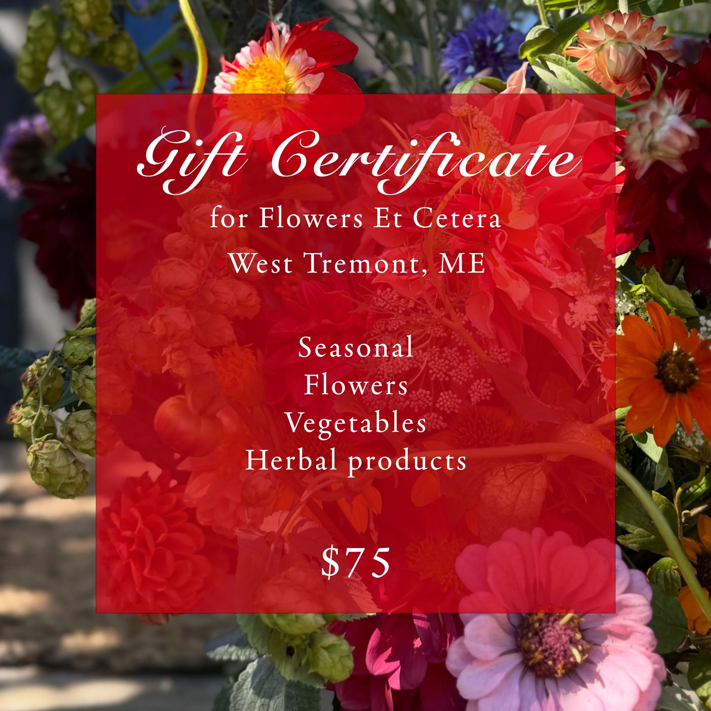 Farm Gift Certificate