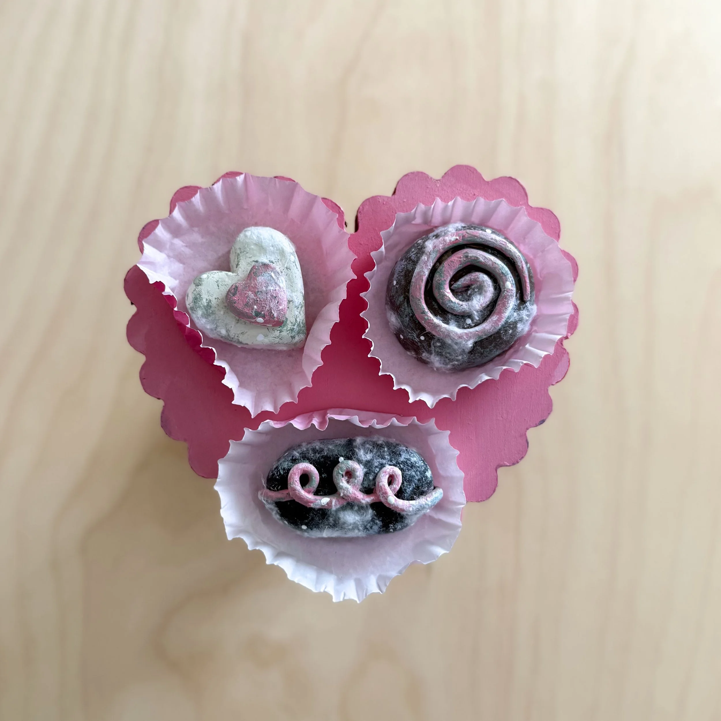 Moldy Chocolate Heart Wall Hanging