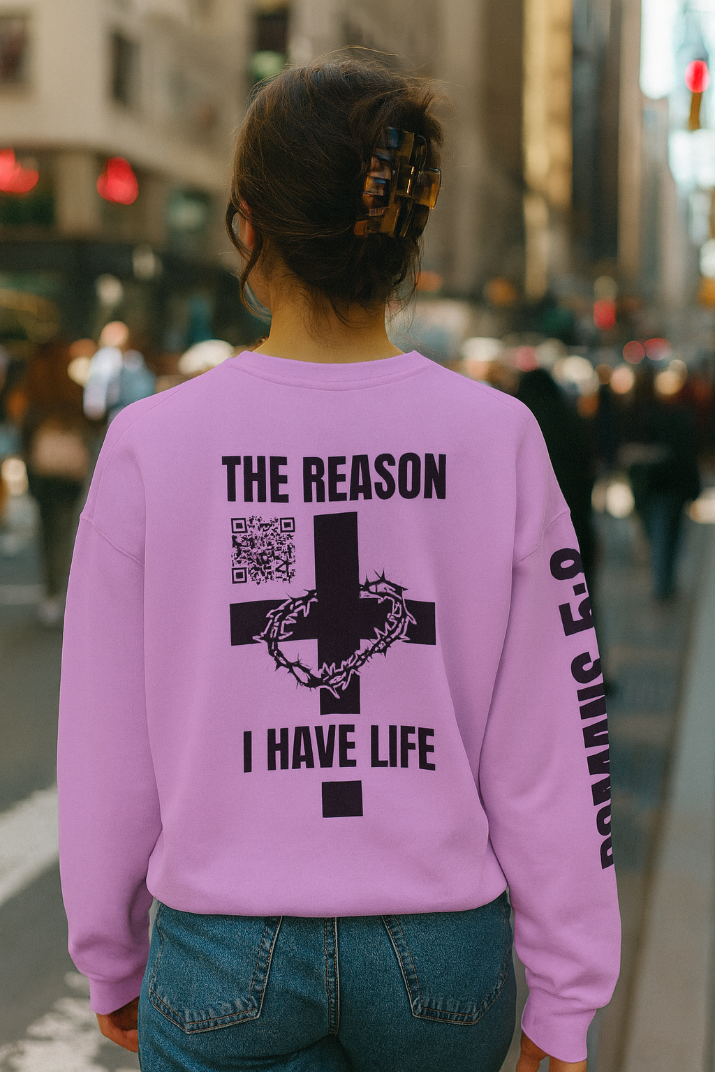 A girl walking throu.png