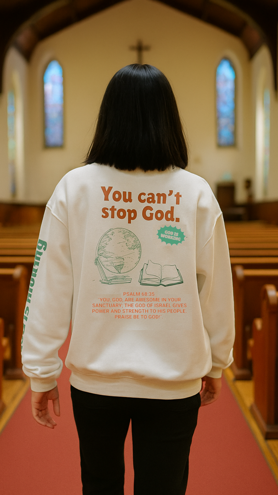 You Can't Stop God - Crew neck Sweatshirt
