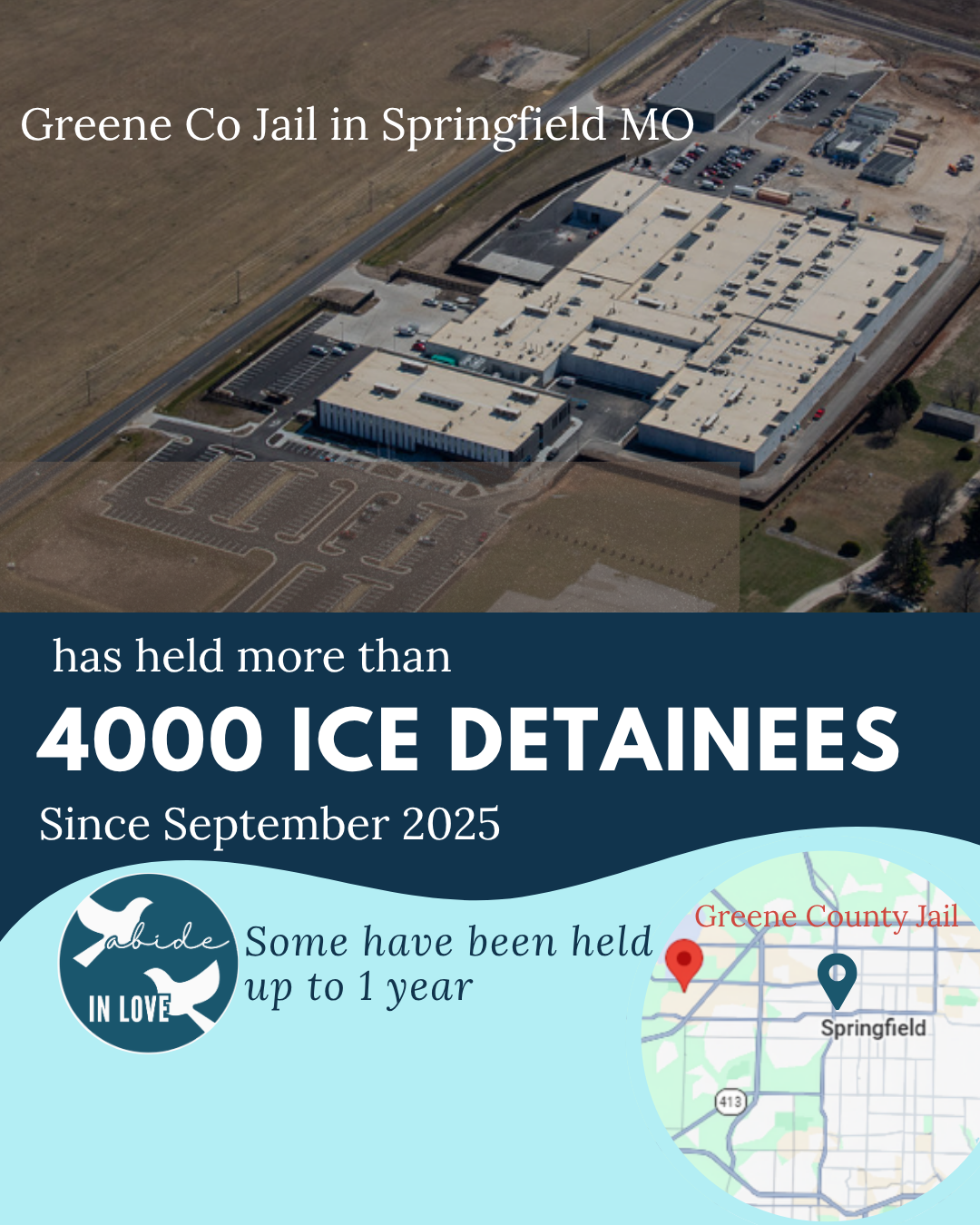 Largest ICE Detention in MO:           Greene County Jail