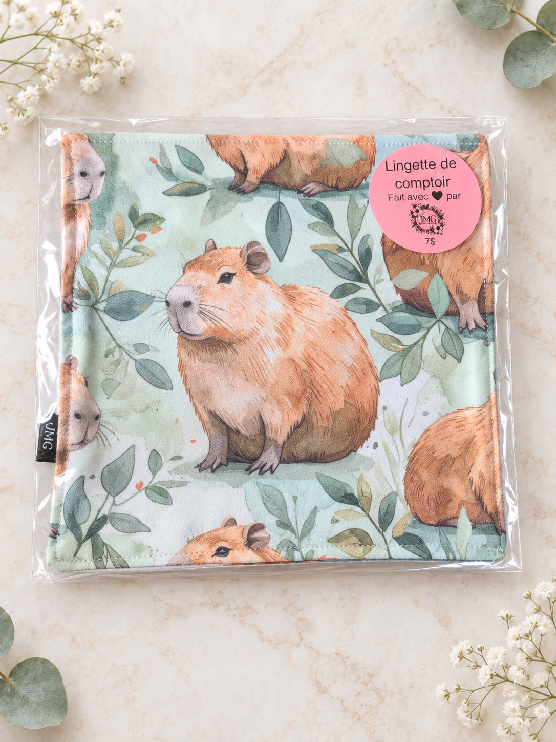 Lingette de comptoir - capibara
