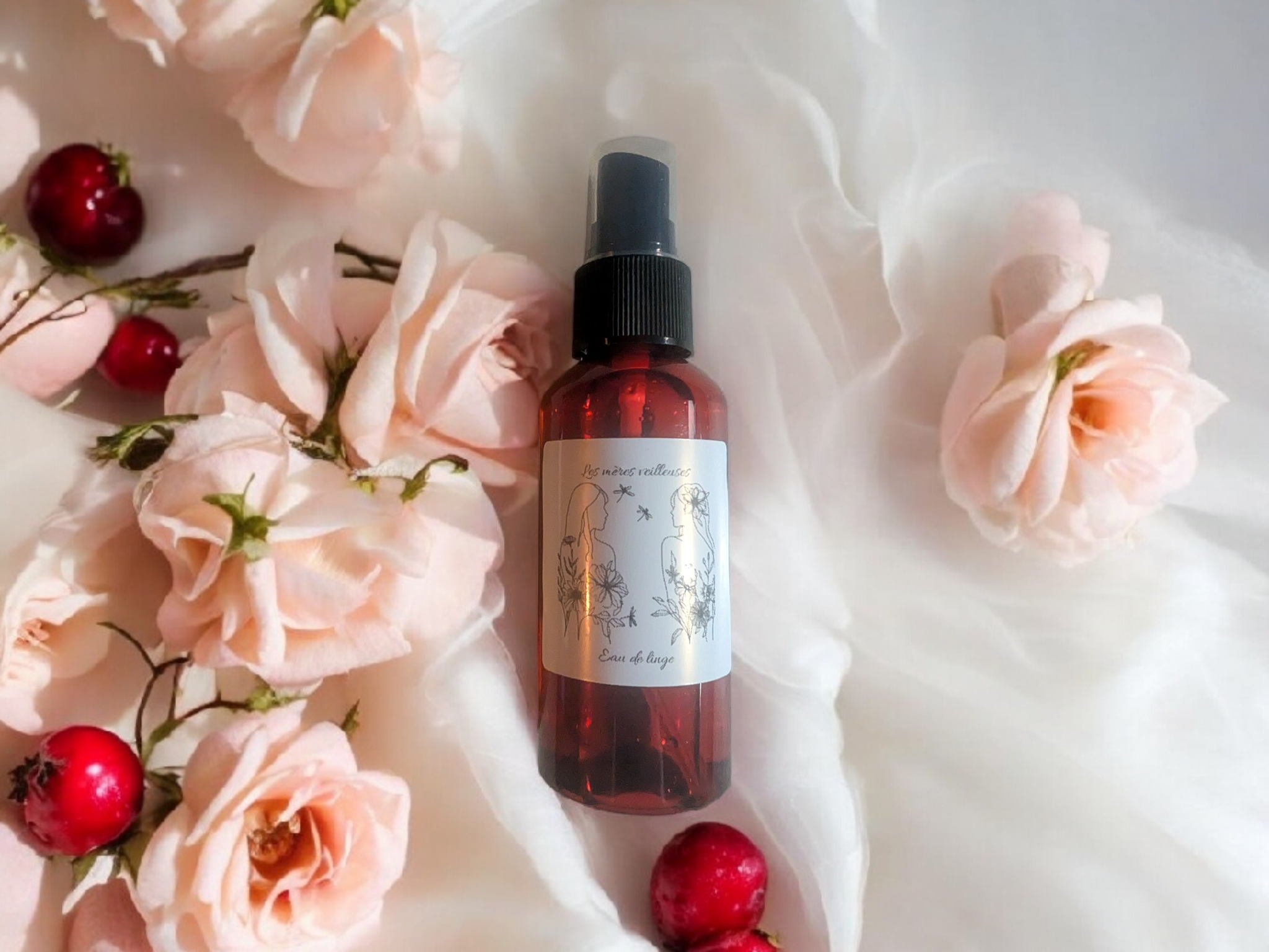 Eau de linge - caresse rosé - 60 ml