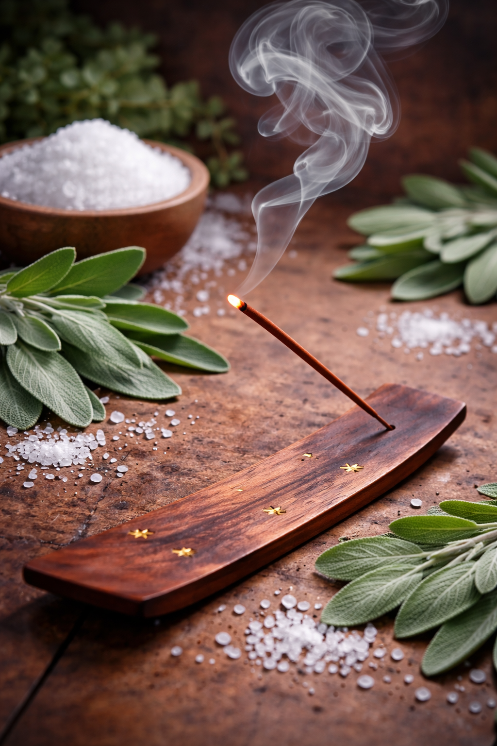 Bâton encens - sel de mer et sauge