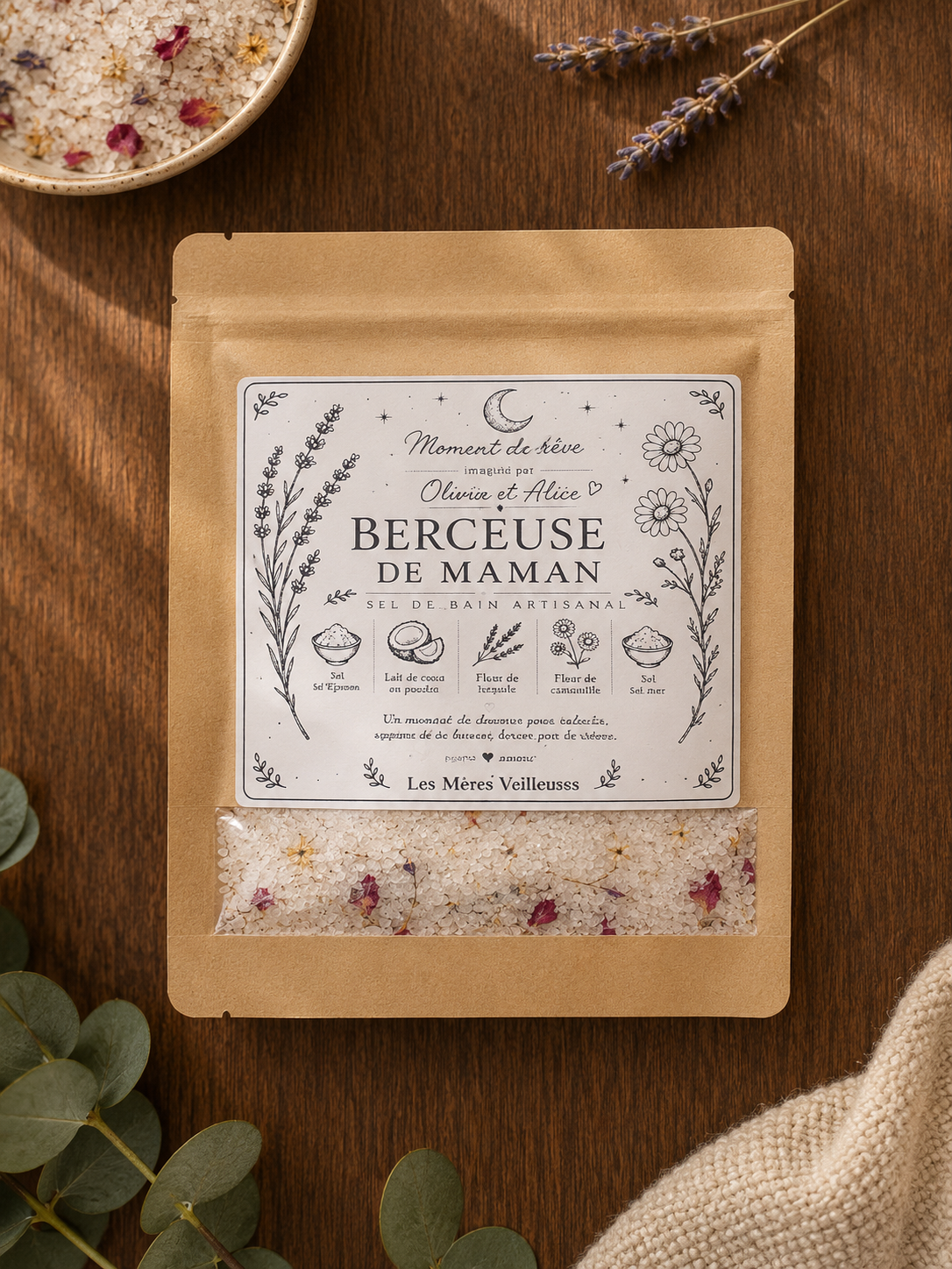 Sel de bain - collection moment de rêve - berceuse de maman