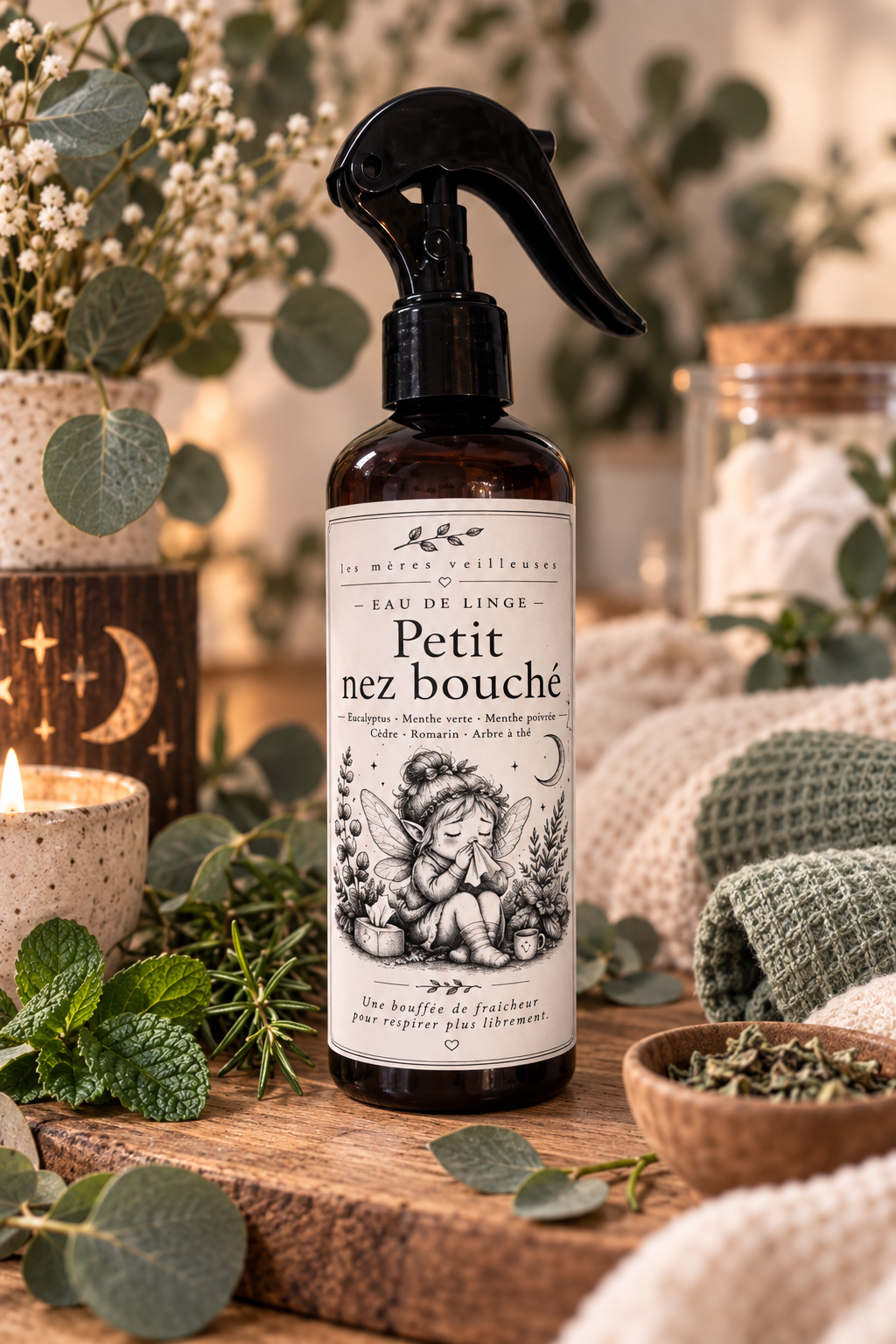 Eau de linge - petit nez bouché