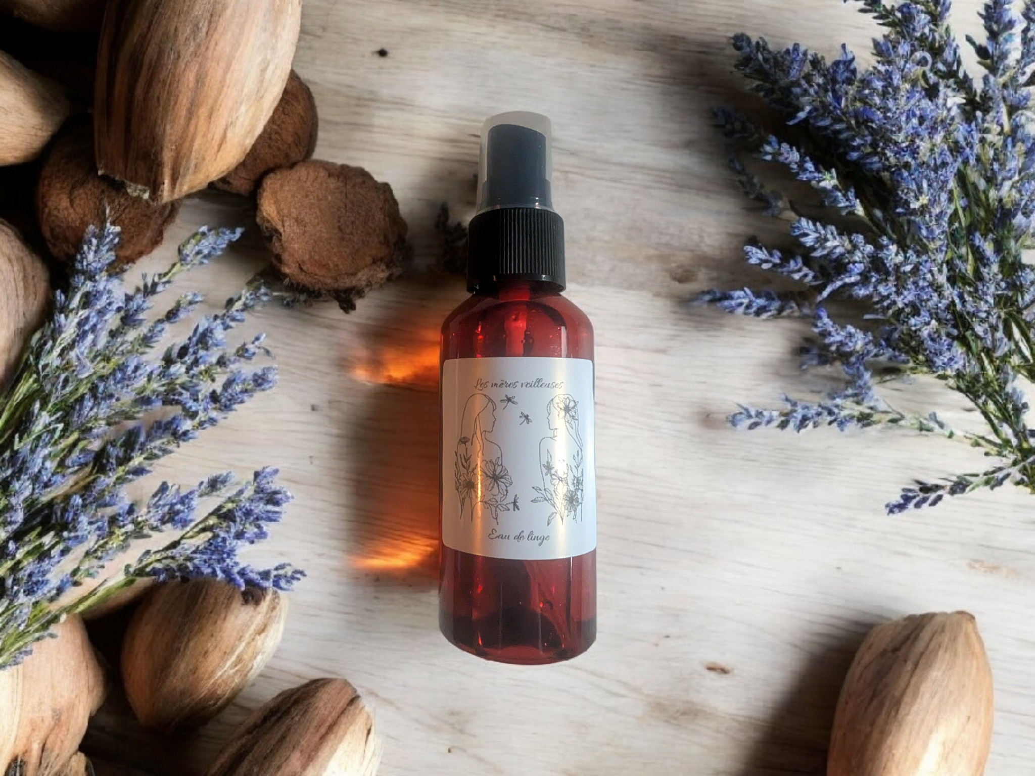 Eau de linge - cocon de lavande - format 120 ml