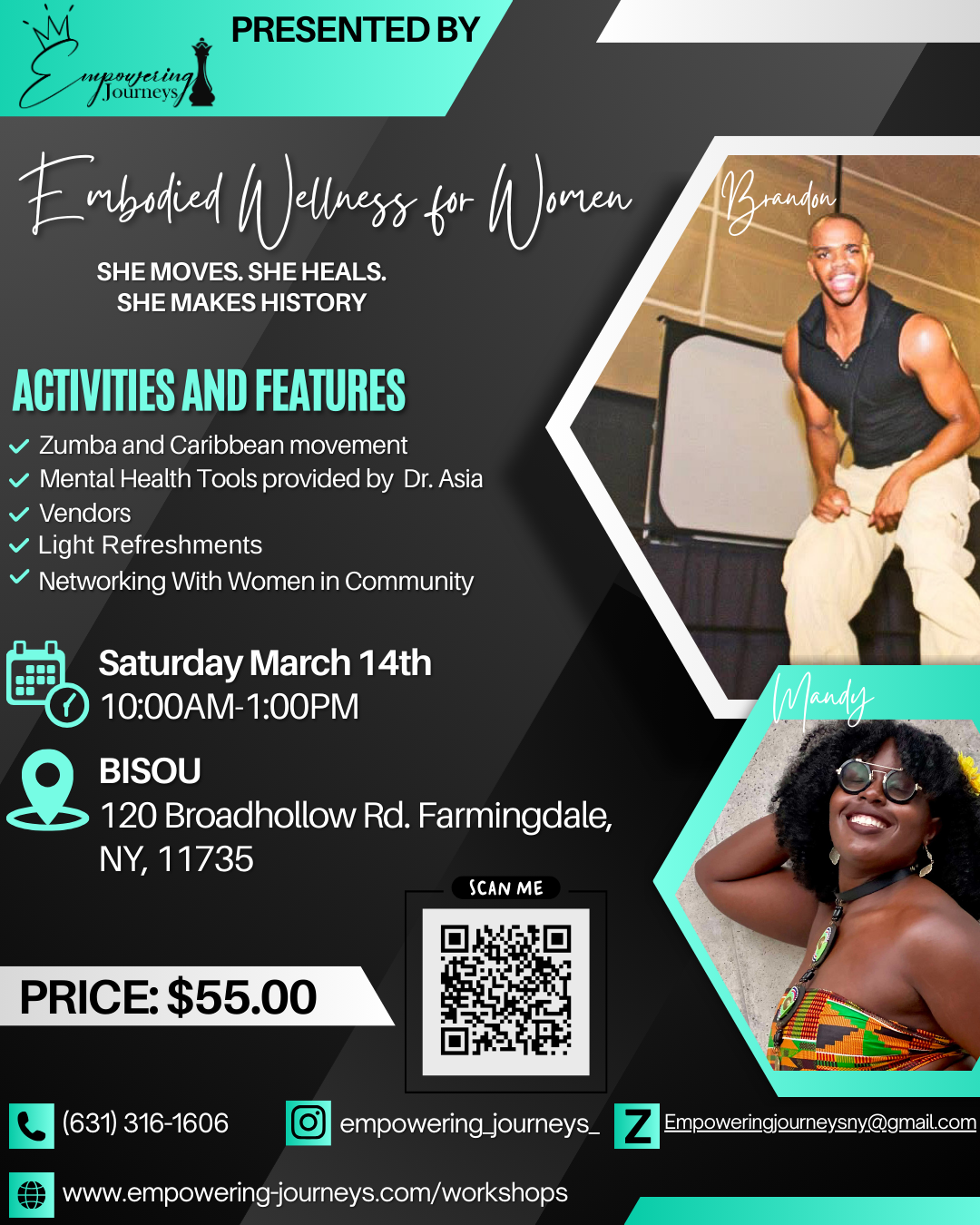 Embodied Wellness for Women:  She Moves. She Heals. She Makes History.