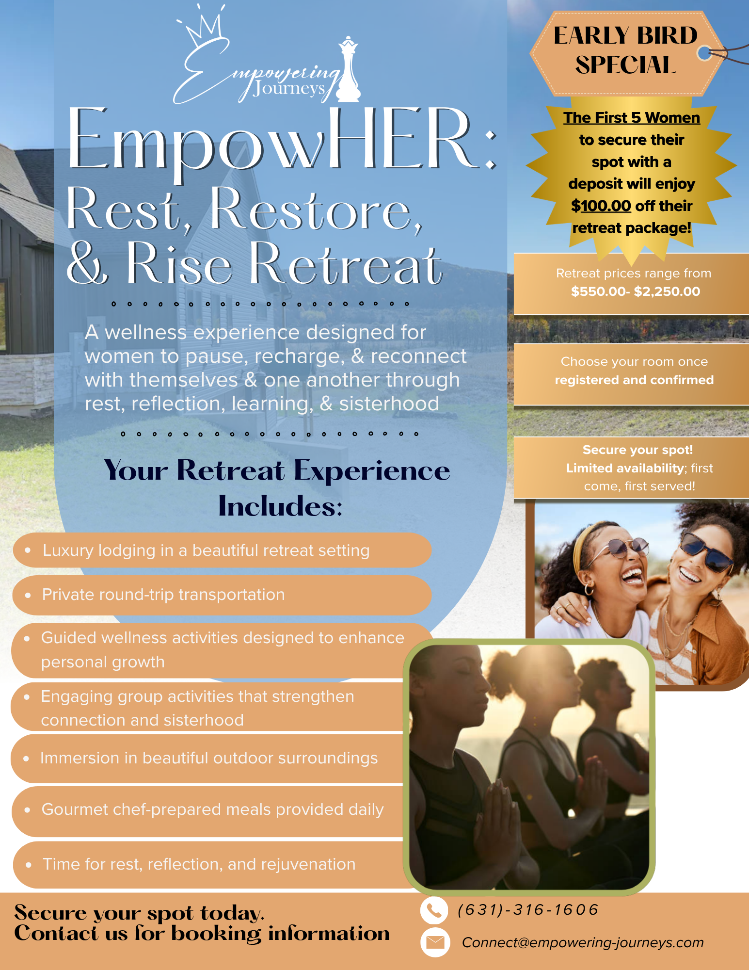 EmpowHER: Rest, Restore, and Rise Retreat