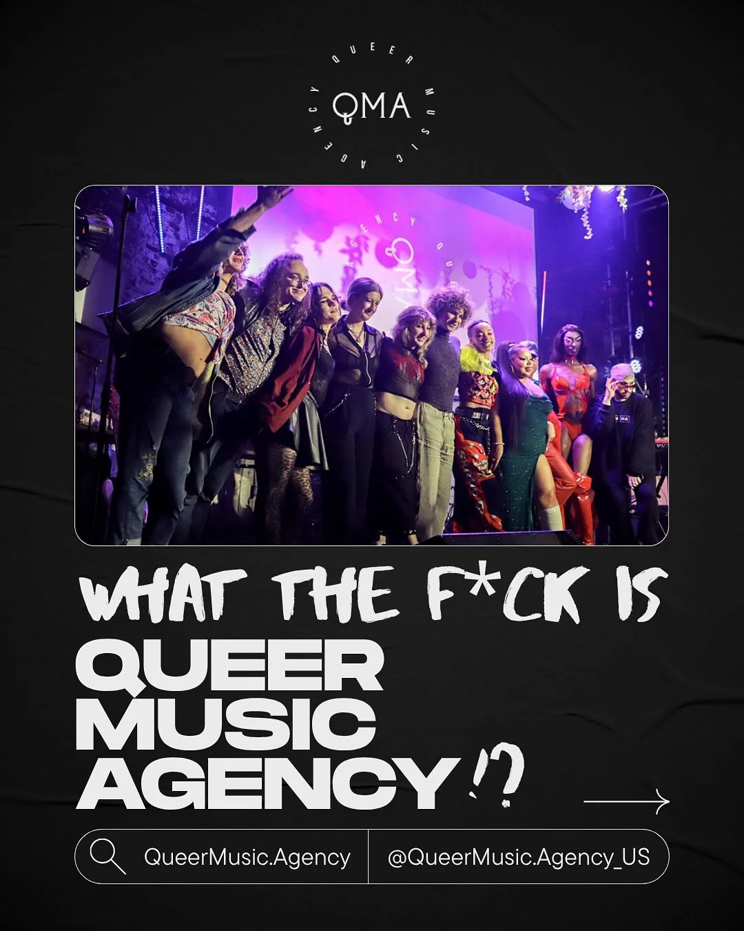 We are the first global agency exclusively representing queer artists. From DJs and live artists to drag queens we celebrate diversity, creativity, and community every step of the way.
Our Mission - Empowering queer artists to thrive, break barriers