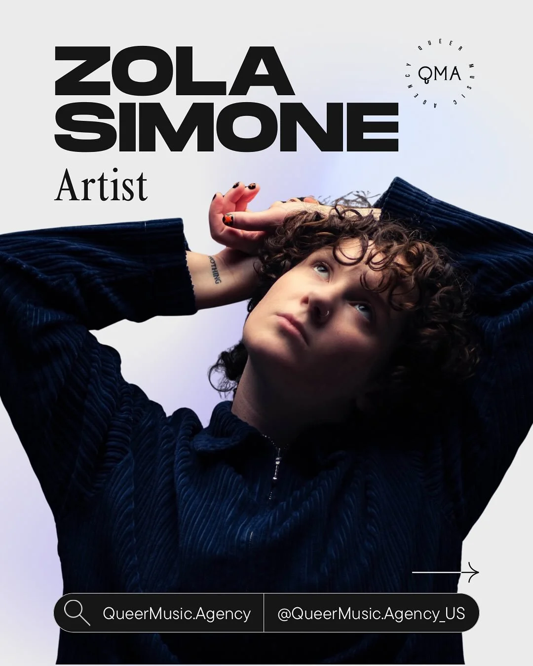 Introducing @zolasimonemusic 💫💙
Zola is a New York-based singer-songwriter originally from Boston, writing and releasing music she’s coined “androgynous pop” for nearly a decade. Drawing sonic influence from the 80’s and qu
