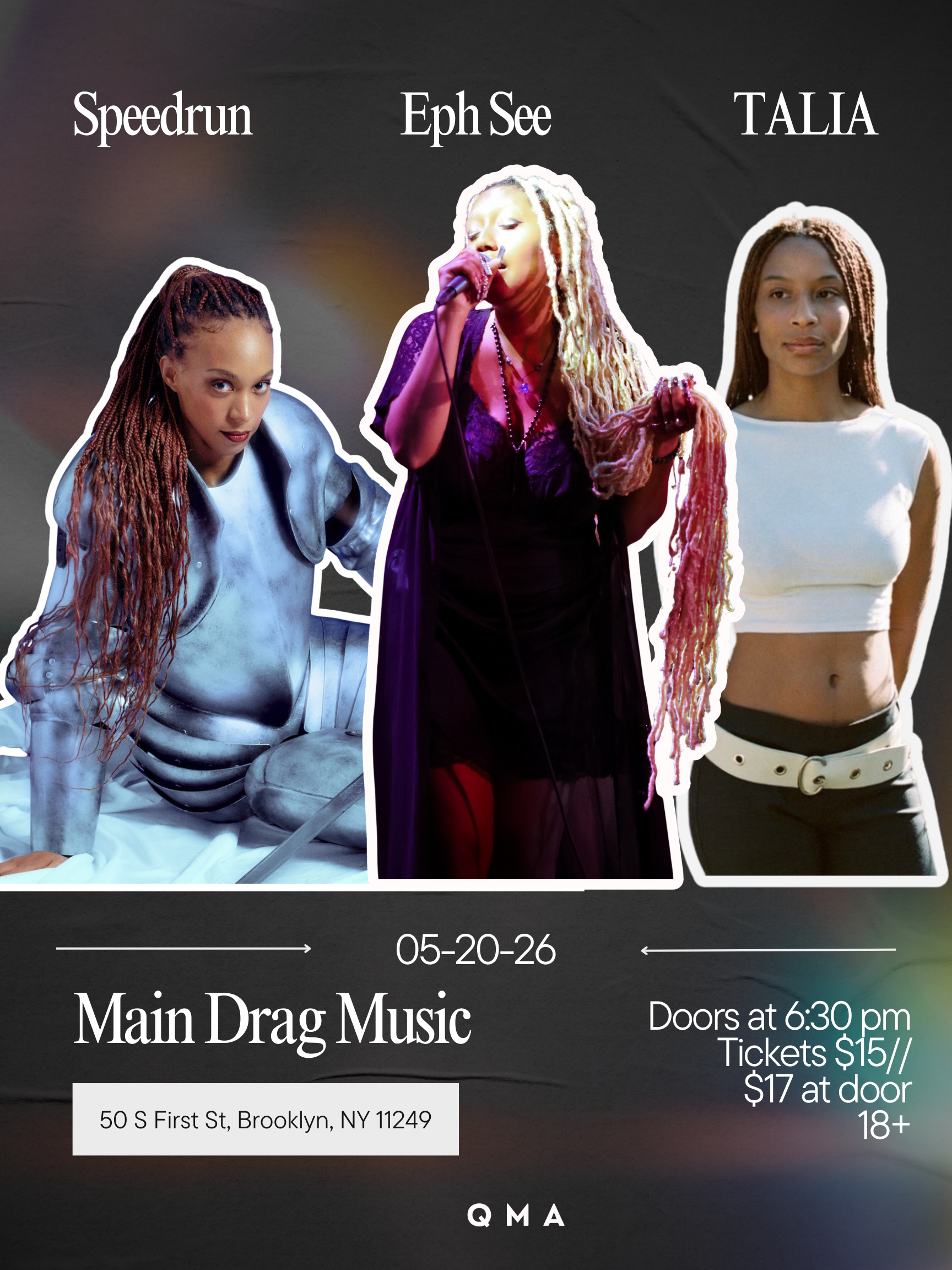 Eph See, TALIA, Speedrun at Main Drag Music