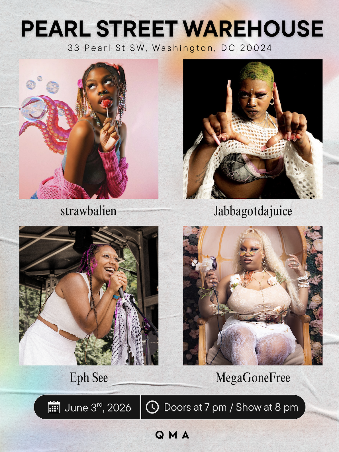 Eph See, MegaGoneFree, strawbalien, Jabbagotdajuice