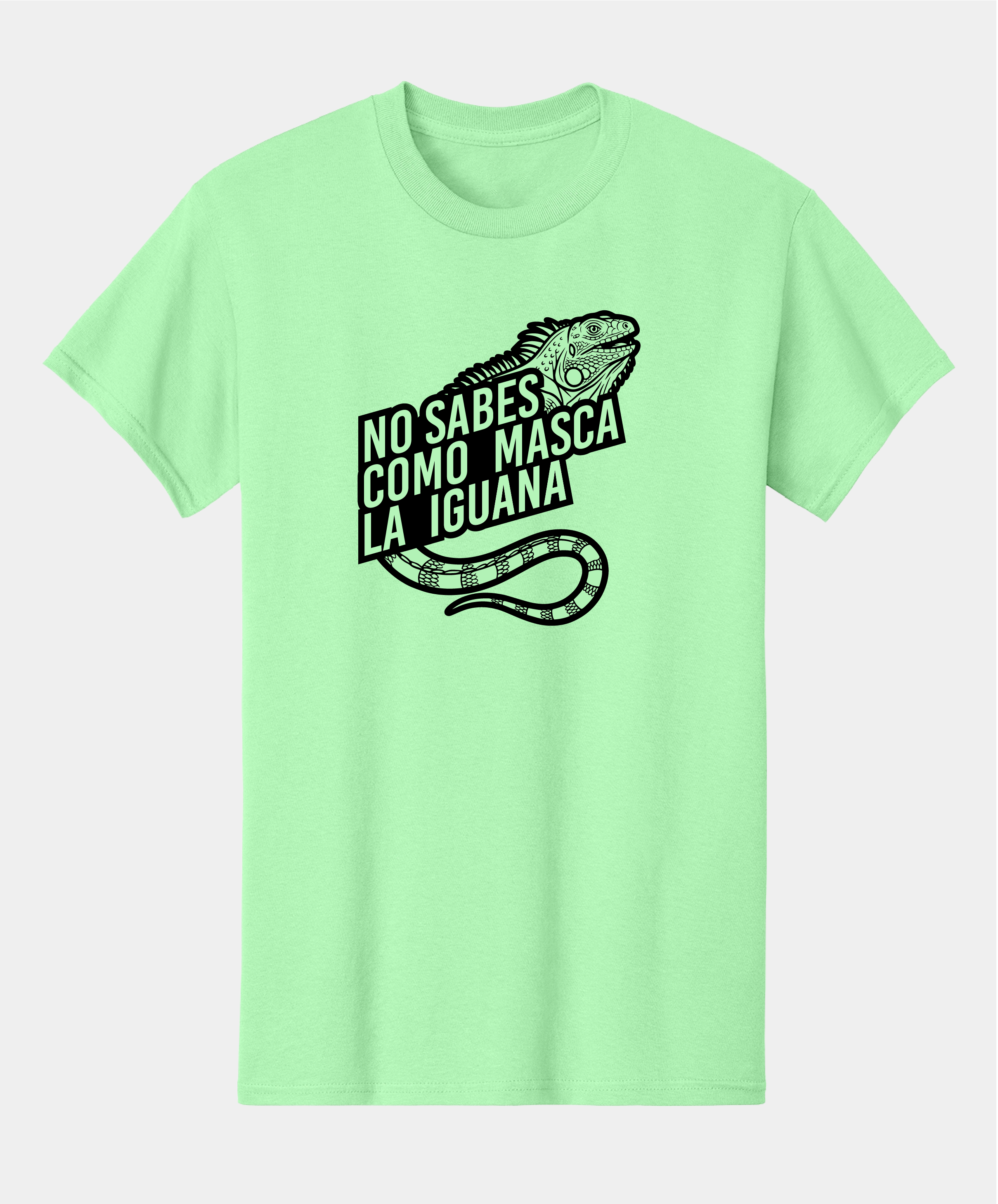 No sabes como masca la iguana