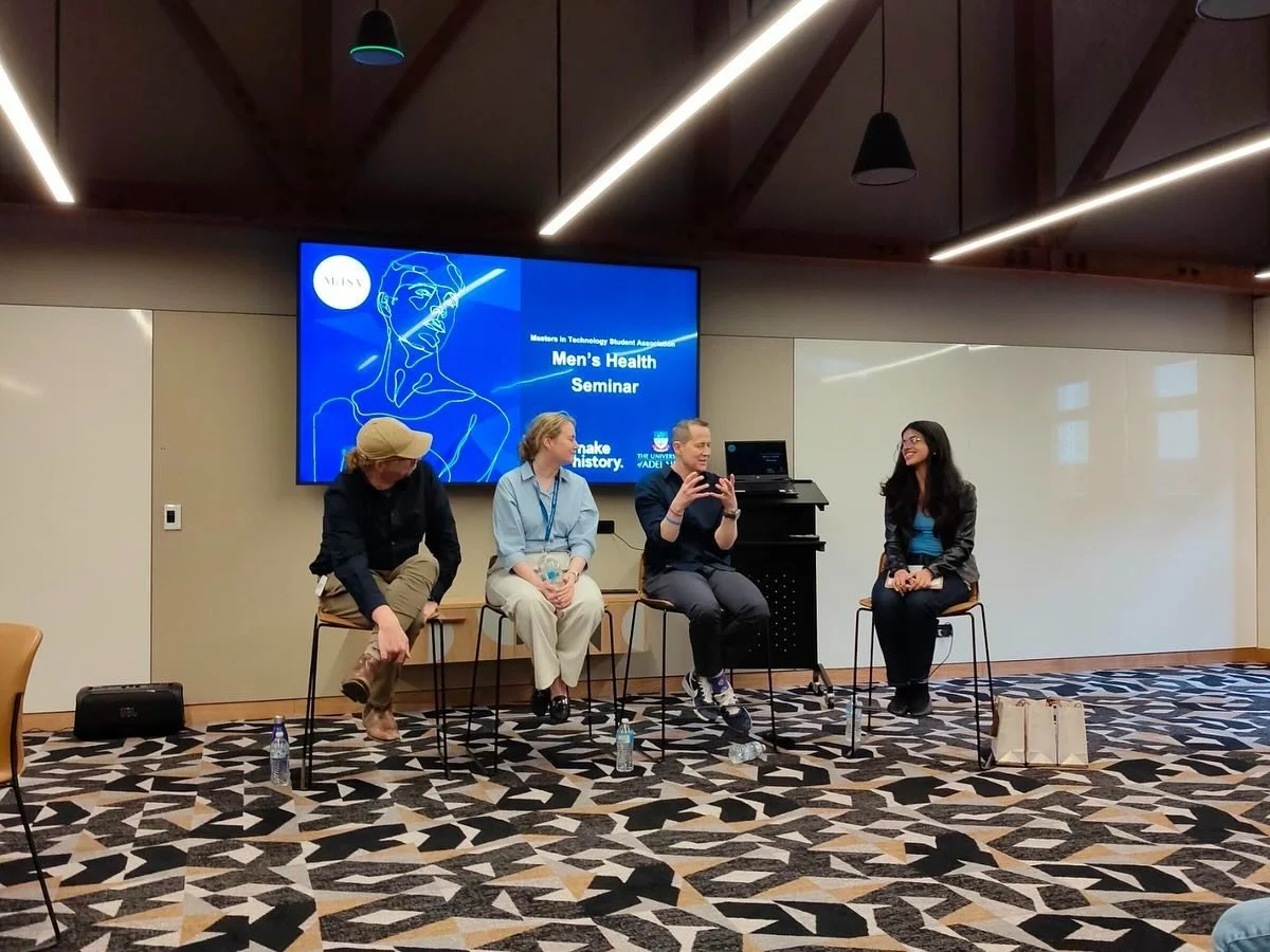 An inspiring night of awareness and connection 💙

Our Men&rsquo;s Health Seminar brought powerful conversations on men&rsquo;s wellbeing, mental health, and early screening.

Thank you to our panelists, facilitator, and everyone who joined us in sup