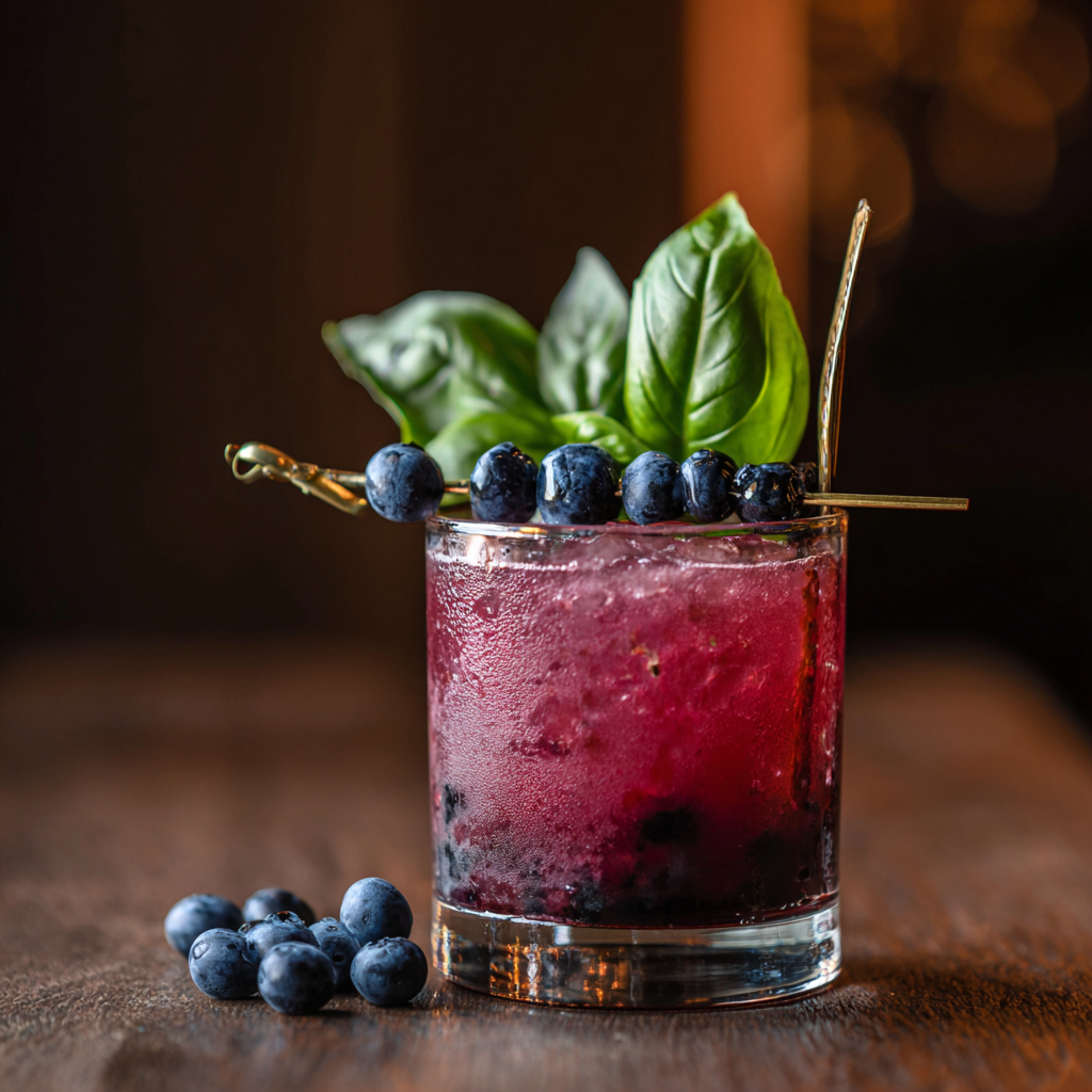 Blueberry Basil Smash
