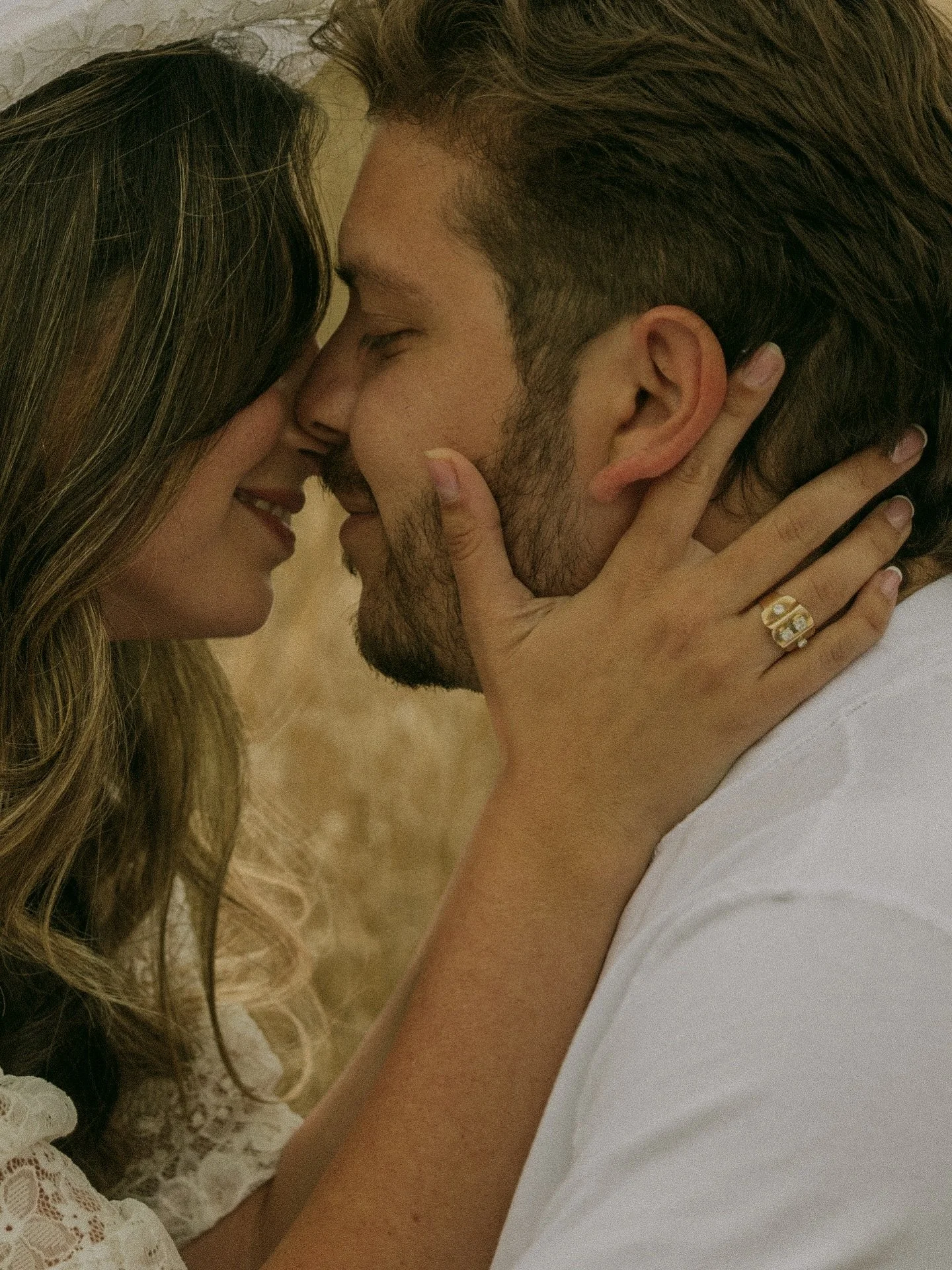 Sarah wore her mother&rsquo;s hat and veil and wanted her photos to be soft and western. 🤎 It rained lightly during our session, but Mitch and Sarah were troopers! Their love story spans all the way back to high school! Cannot wait for their big day
