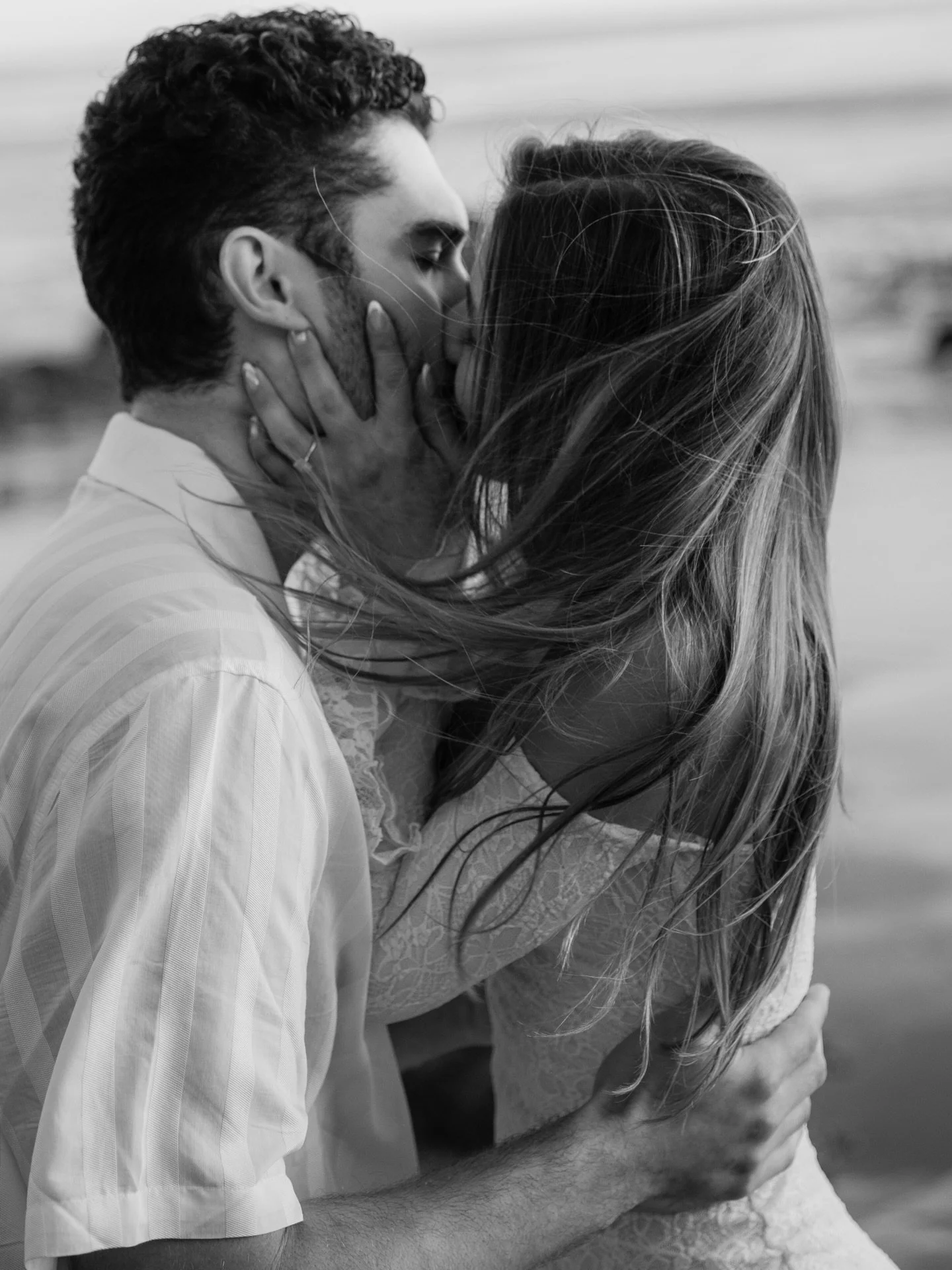 V &amp; F ❤️&zwj;🔥 these two radiate SO much love and we had the best time running around on the beach 🥹 congratulations to these two on their engagement! xx