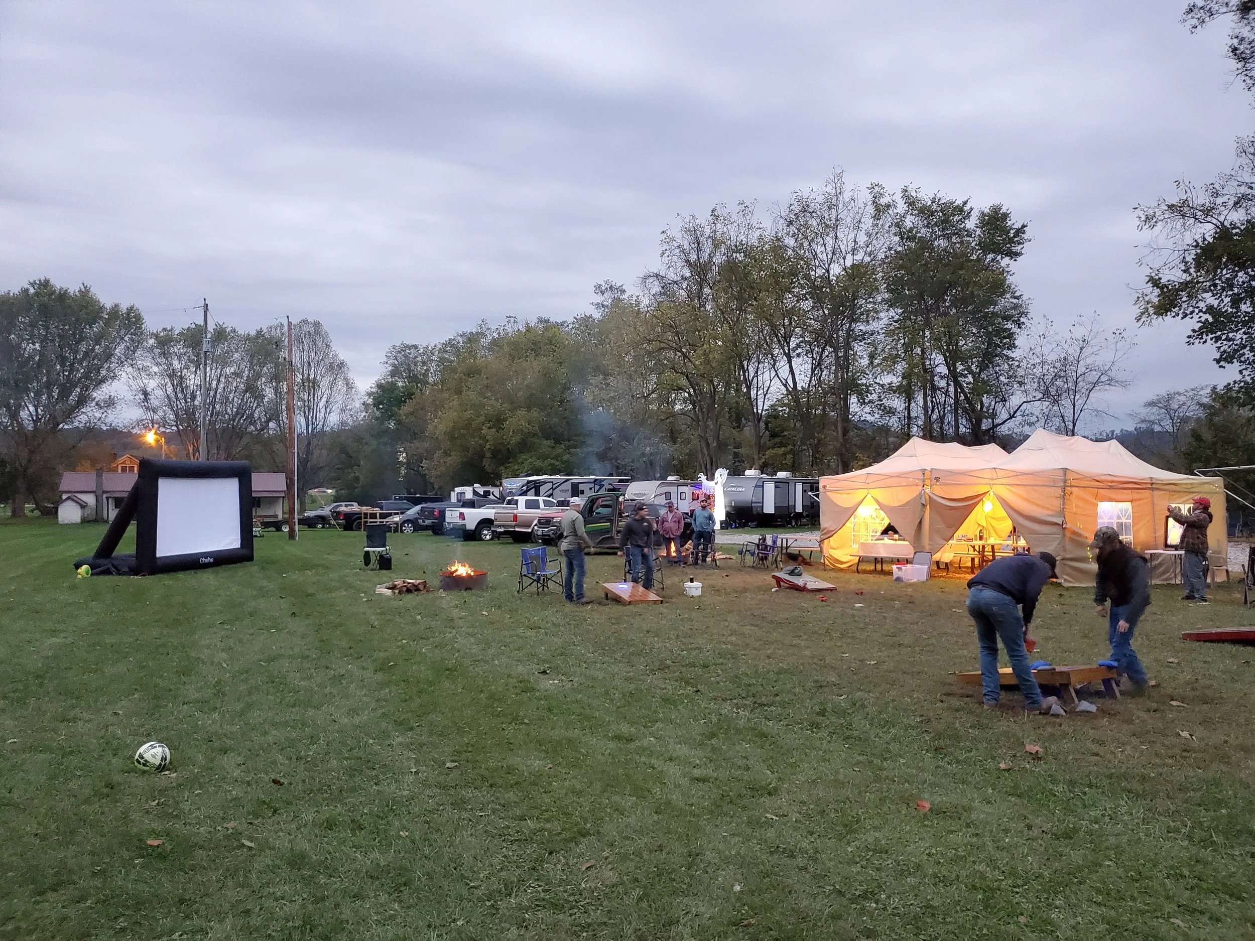 A quiet, peaceful and pet-friendly campground serving the Hocking Hills and Logan, Ohio areas with electric, water, dump station, trash disposal and Wi-Fi on-site. Fire pits and picnic tables are also available at each site.