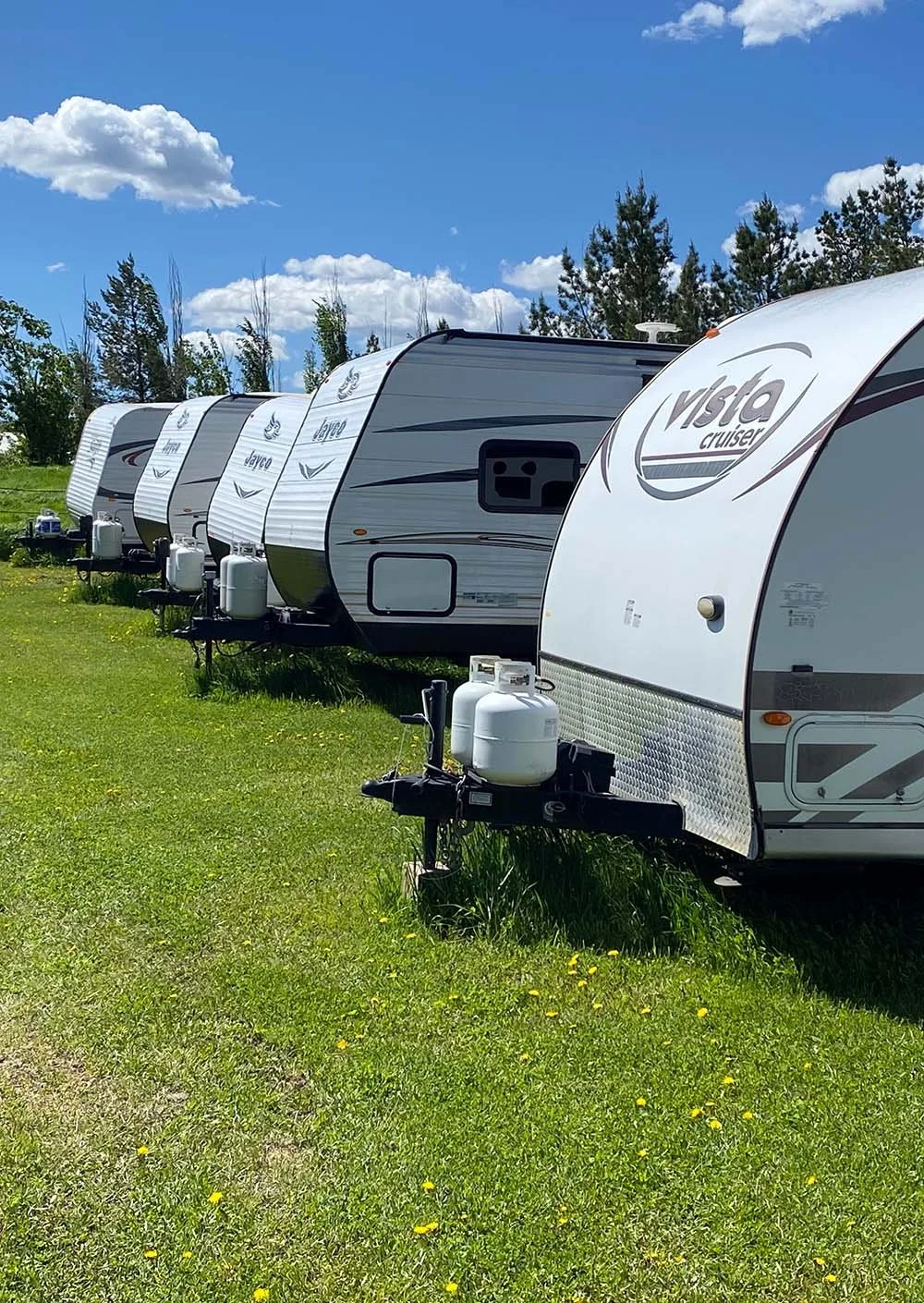Secure RV storage facility near Edmonton in Sherwood Park