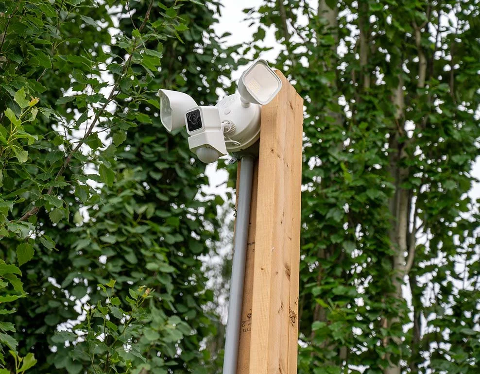 Security cameras at RV and boat storage facility near Sherwood Park