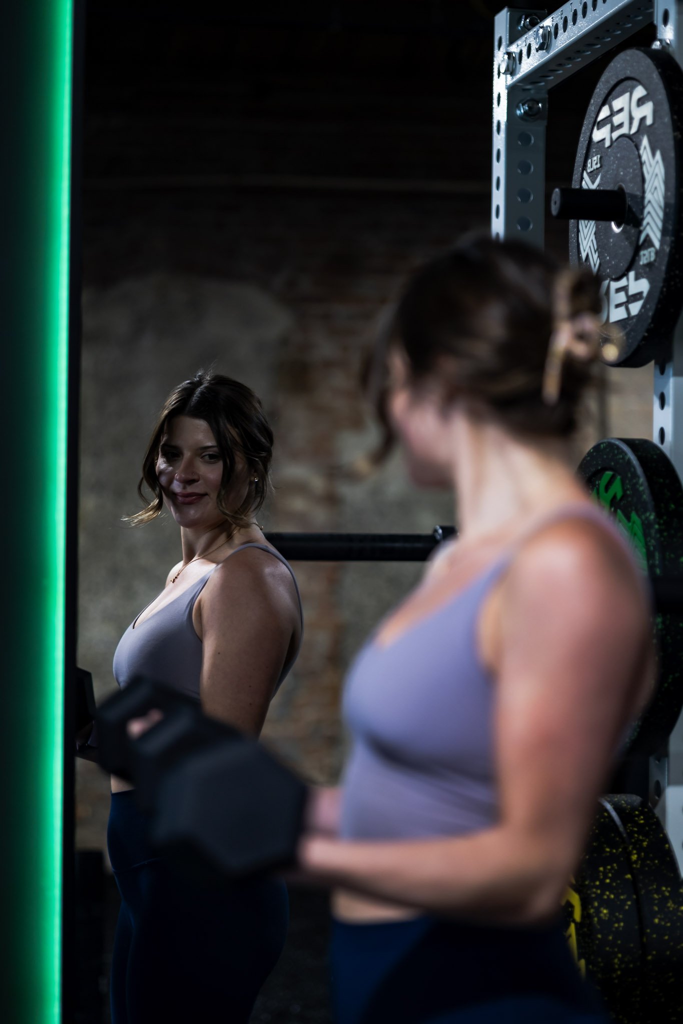 woman pleased with results from her personal training in denver