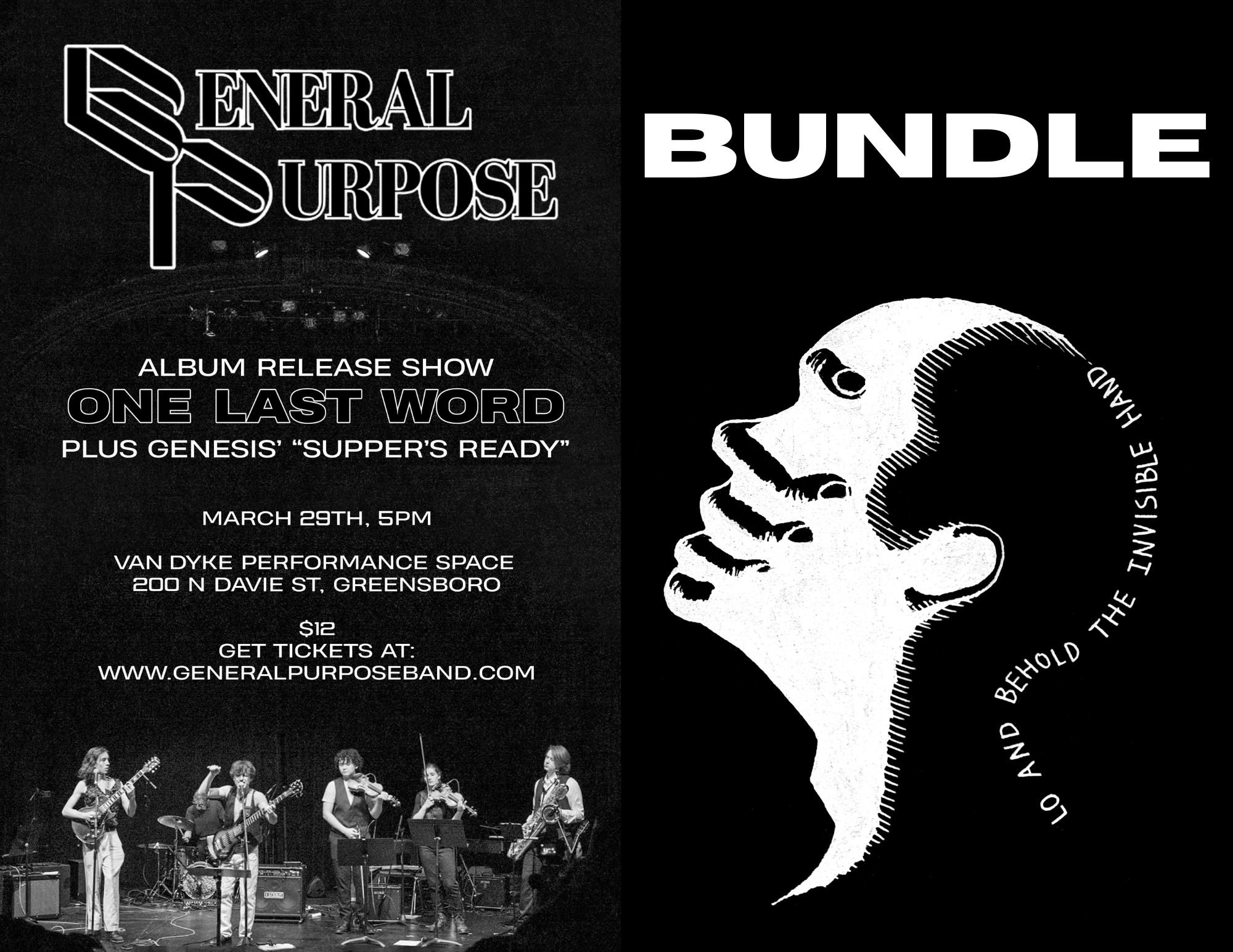 Ticket/T-shirt Bundle for 