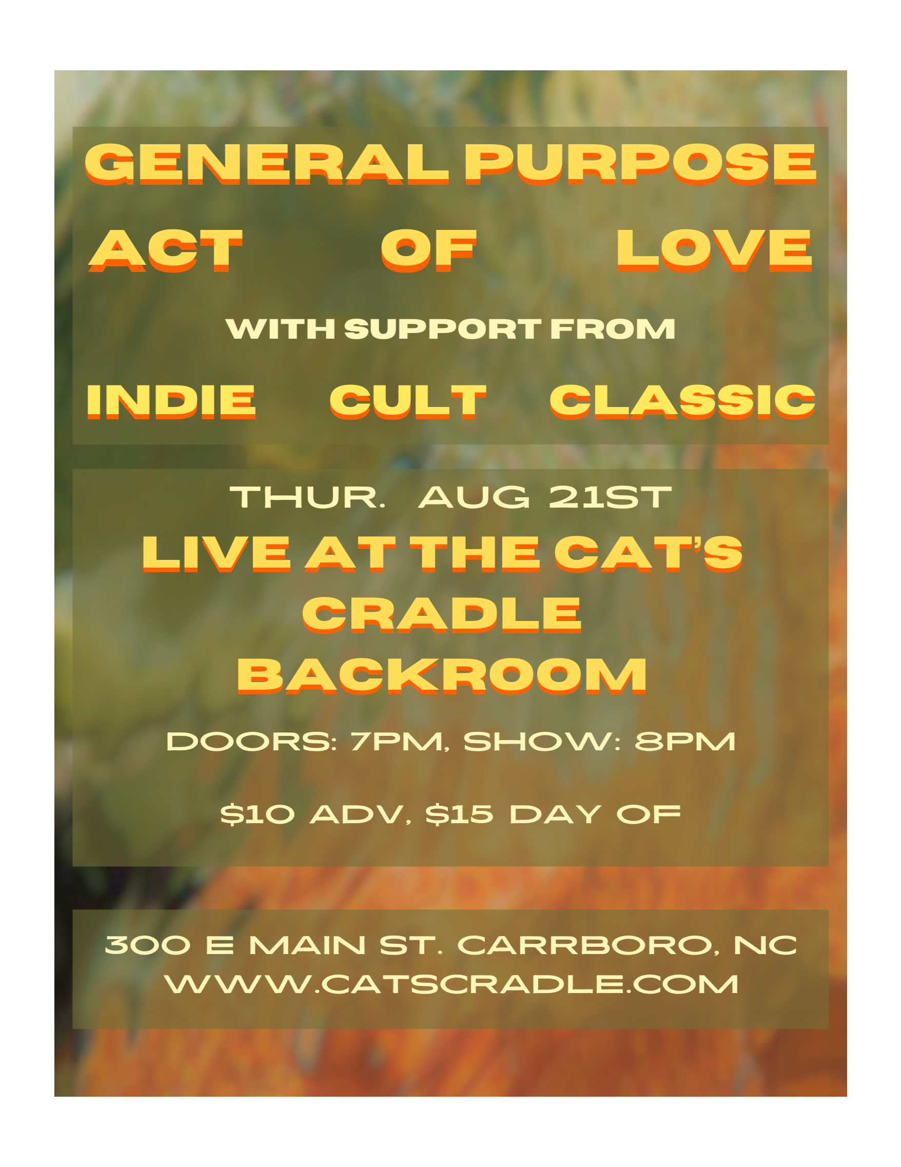 Cat's Cradle Backroom