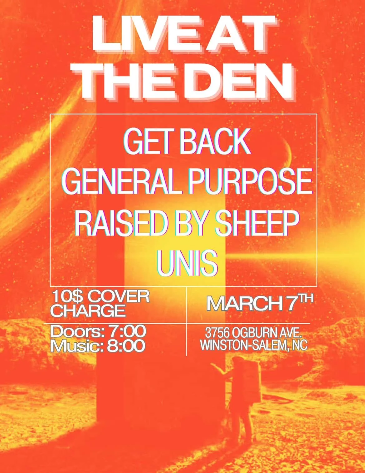 The Den (w/ Raised By Sheep)