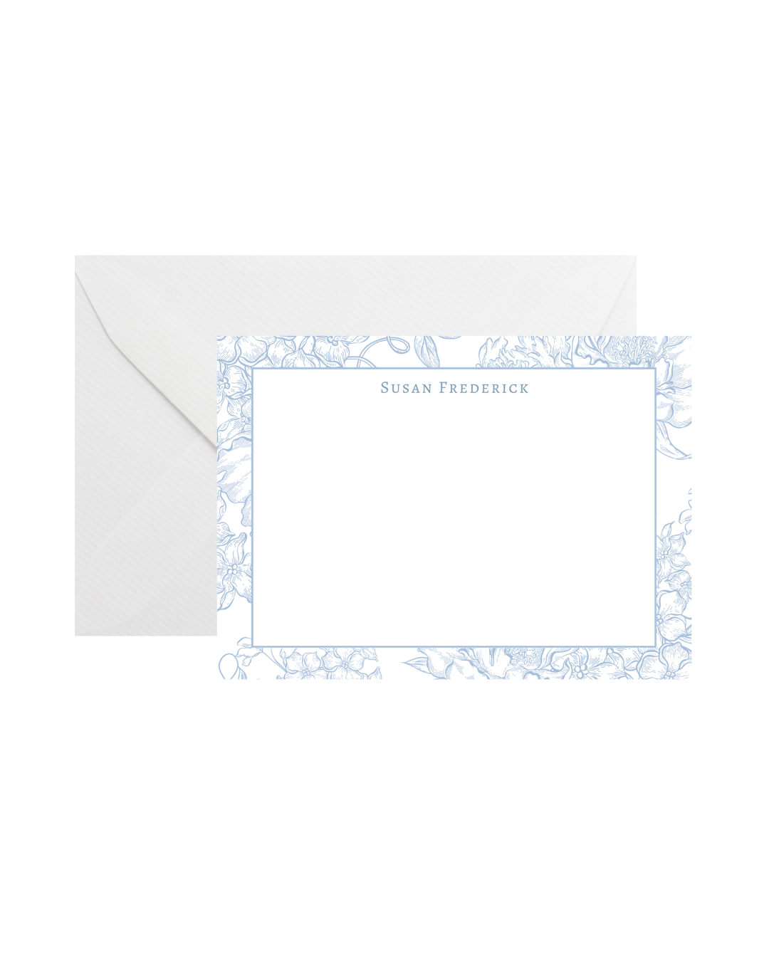 "Secret Garden" Flat Stationery Set