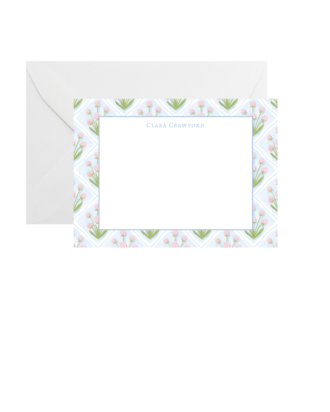 "Pink Peonies" Stationary Set