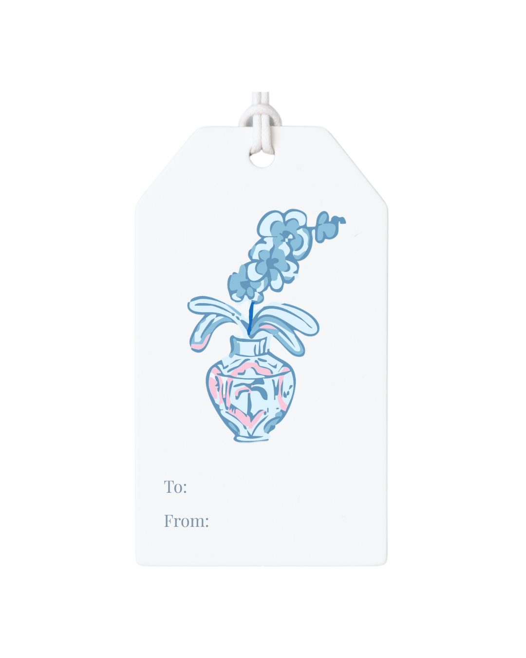 "Orchid" Gift Tag