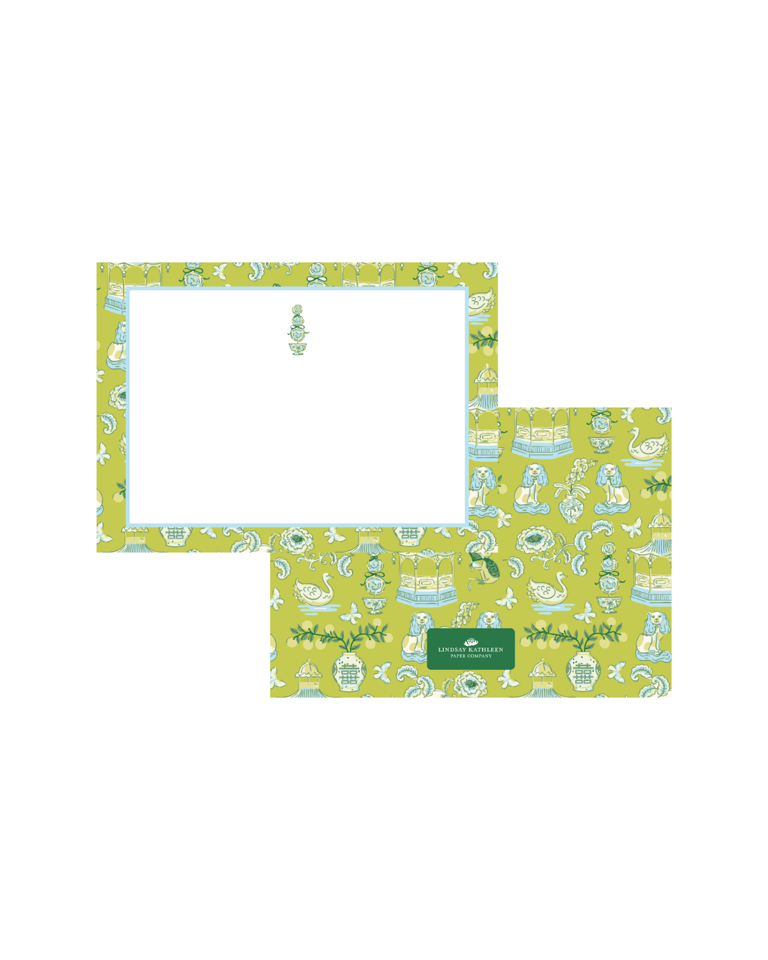 "Topiary" Flat Stationary Set