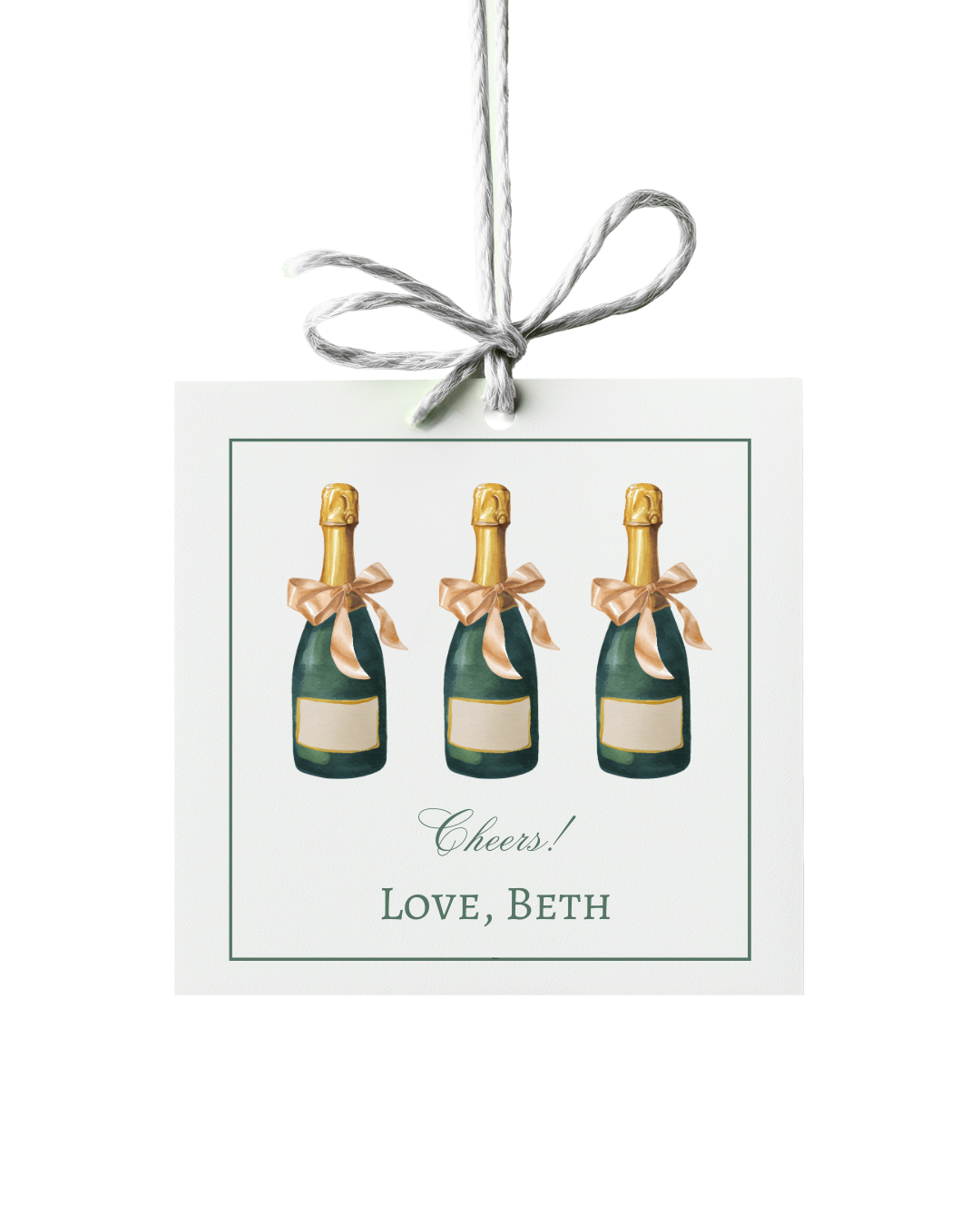 "Three Cheers to you" Enclosure Card