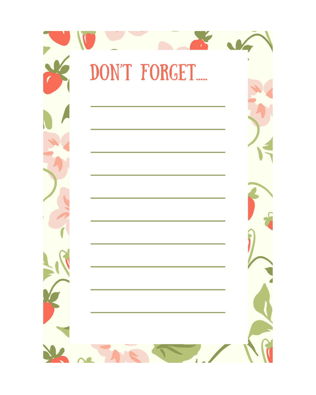 "To-Do" Notepad