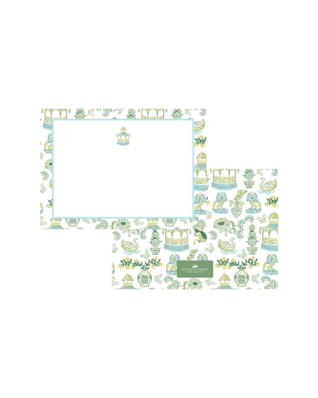 "Pergula" Flat Stationary Set