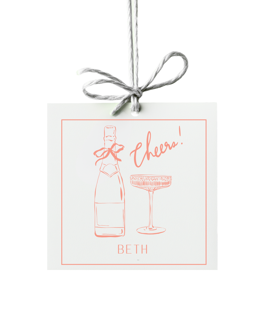 Cheers Enclosure Card