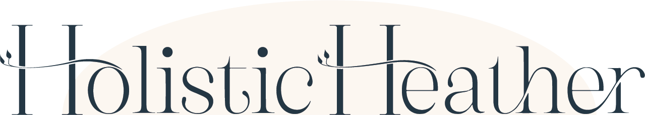 Logo with the text 'Holistic Healer' in elegant font, with a white background.