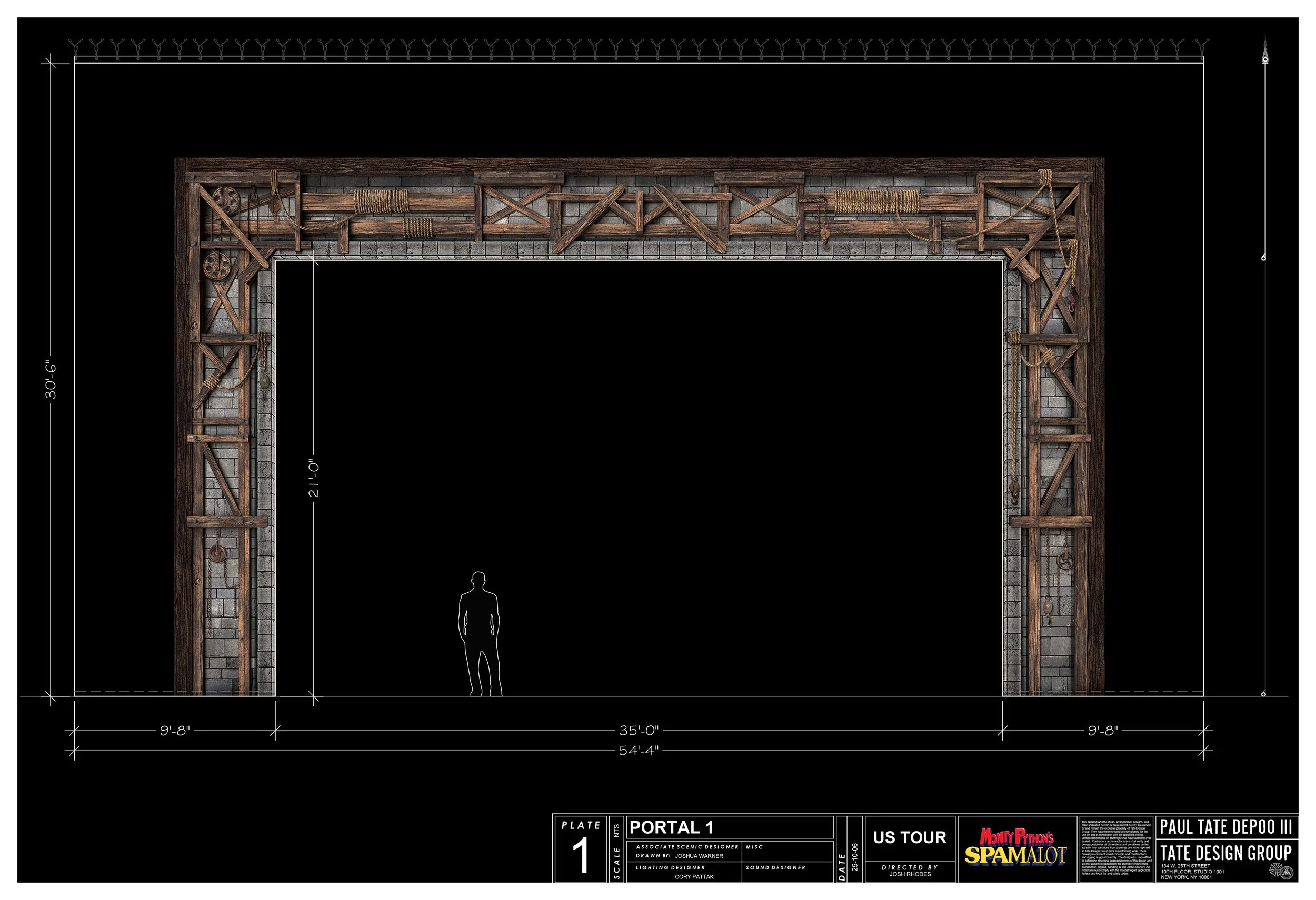 Spamalot - Design by Paul Tate dePoo III