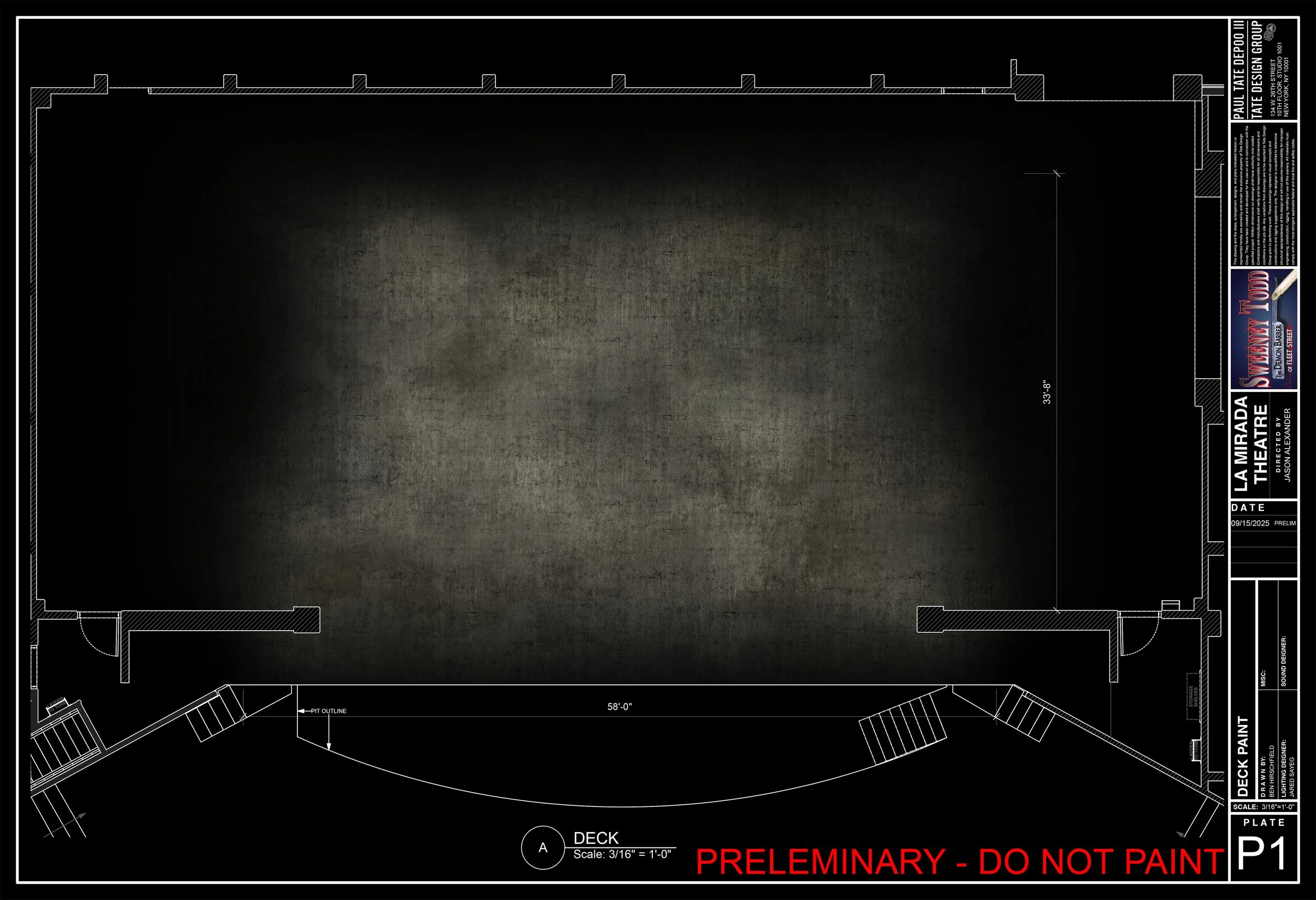 Sweeney Todd - Design by Paul Tate dePoo III