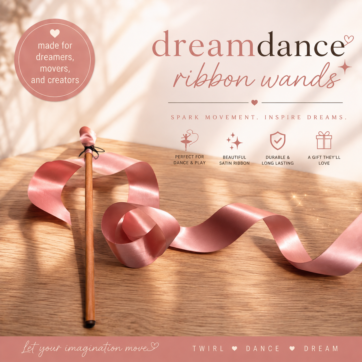 Handmade Ribbon Wand