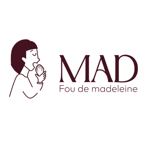 Logo de 'MAD Fou de madeleine', cliente de Jumart Studio