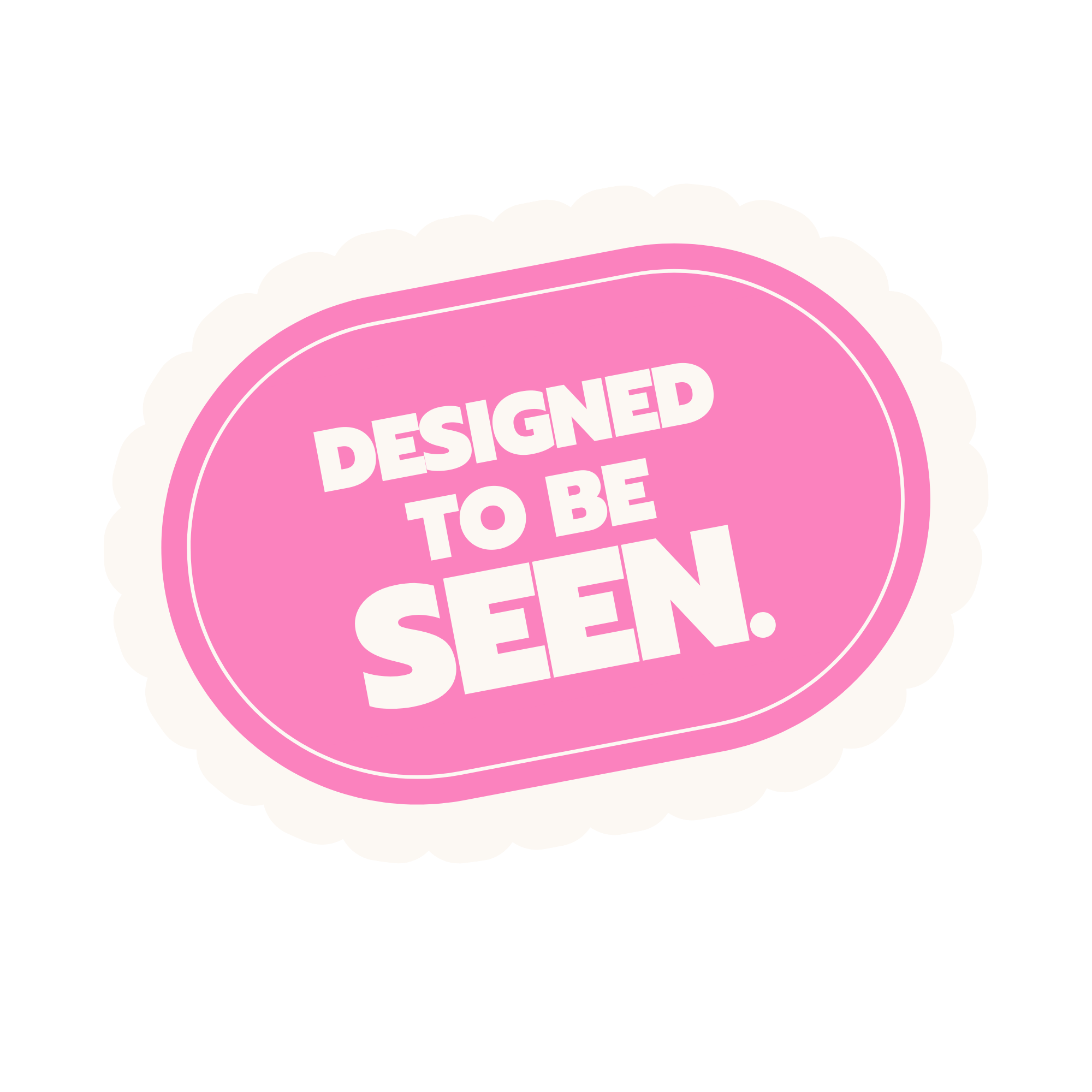 sticker : design to be seen