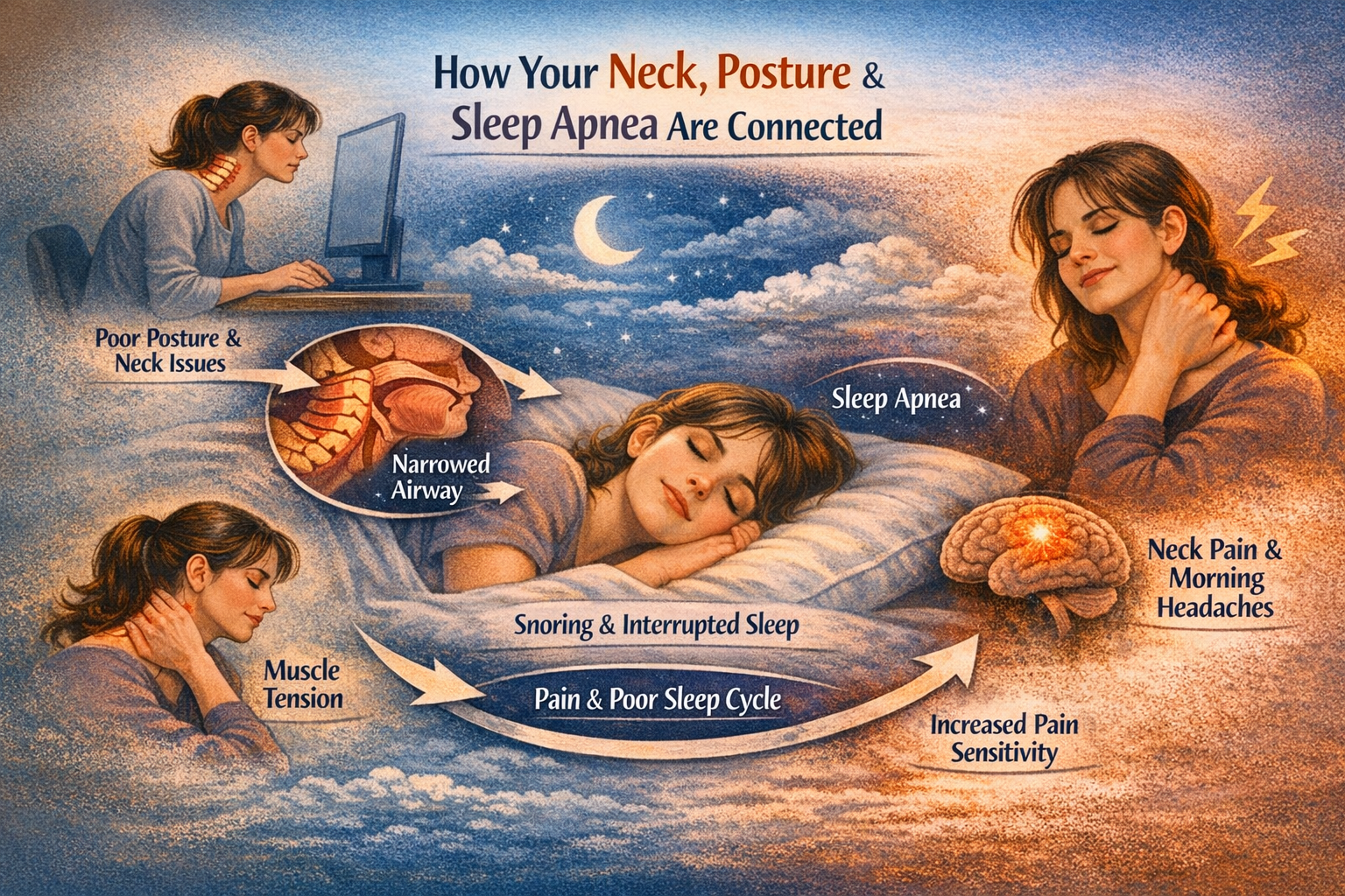 How Your Neck, Posture, and Sleep Apnoea Are Connected